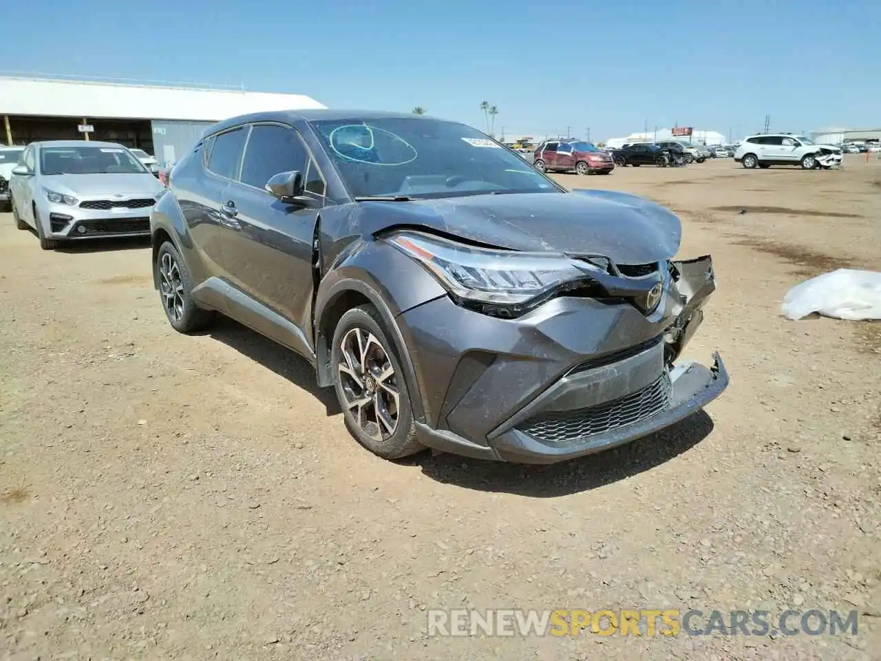 1 Photograph of a damaged car JTNKHMBX0L1094250 TOYOTA C-HR 2020