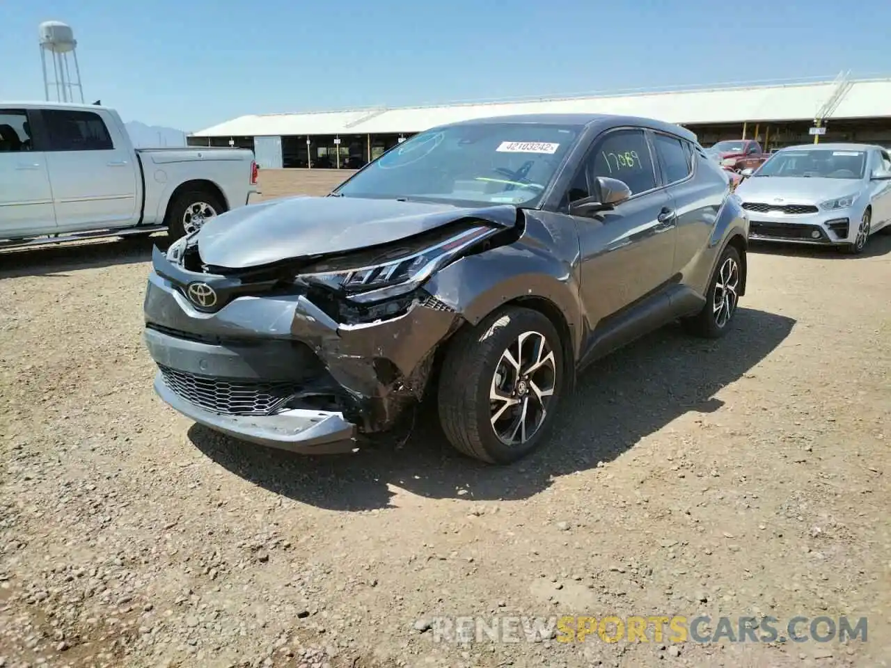 2 Photograph of a damaged car JTNKHMBX0L1094250 TOYOTA C-HR 2020