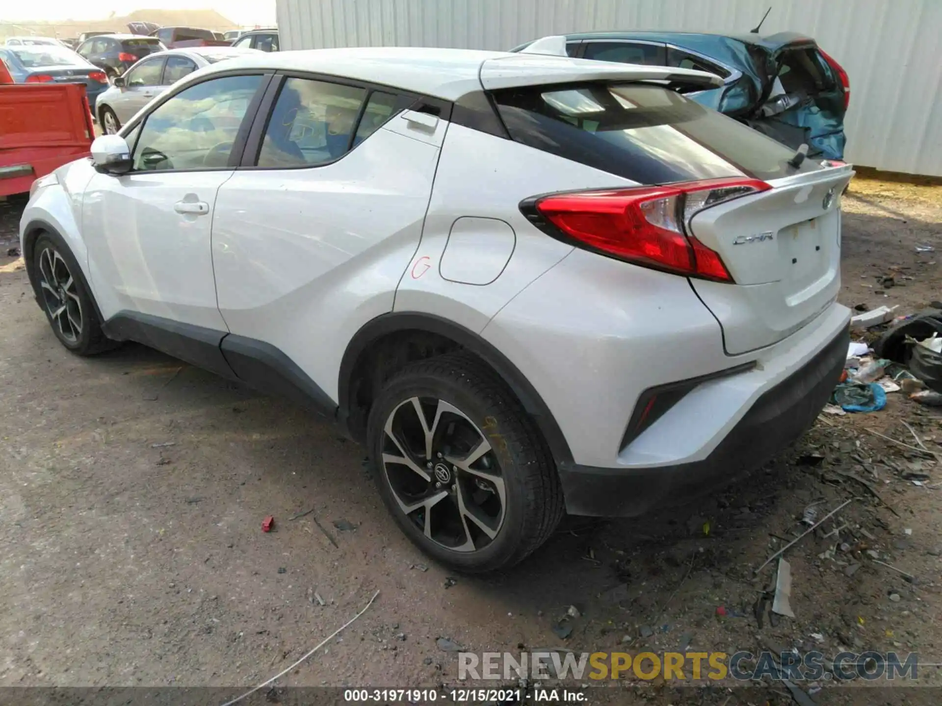 3 Photograph of a damaged car JTNKHMBX0L1094300 TOYOTA C-HR 2020