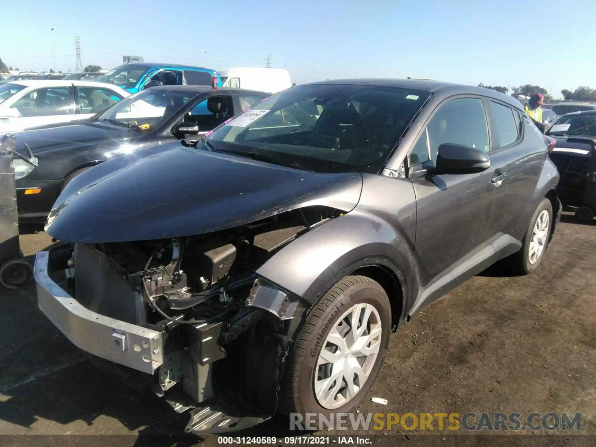 2 Photograph of a damaged car JTNKHMBX1L1063752 TOYOTA C-HR 2020