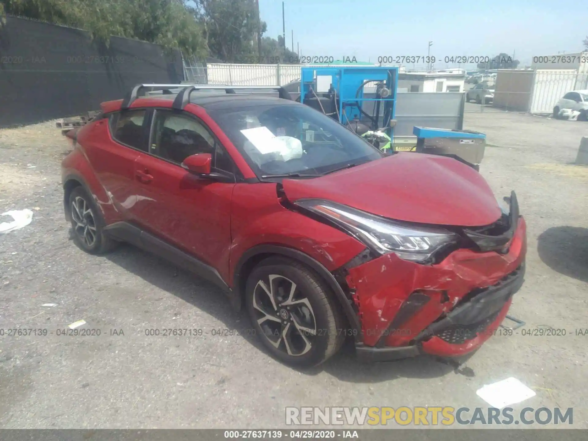 1 Photograph of a damaged car JTNKHMBX1L1063959 TOYOTA C-HR 2020