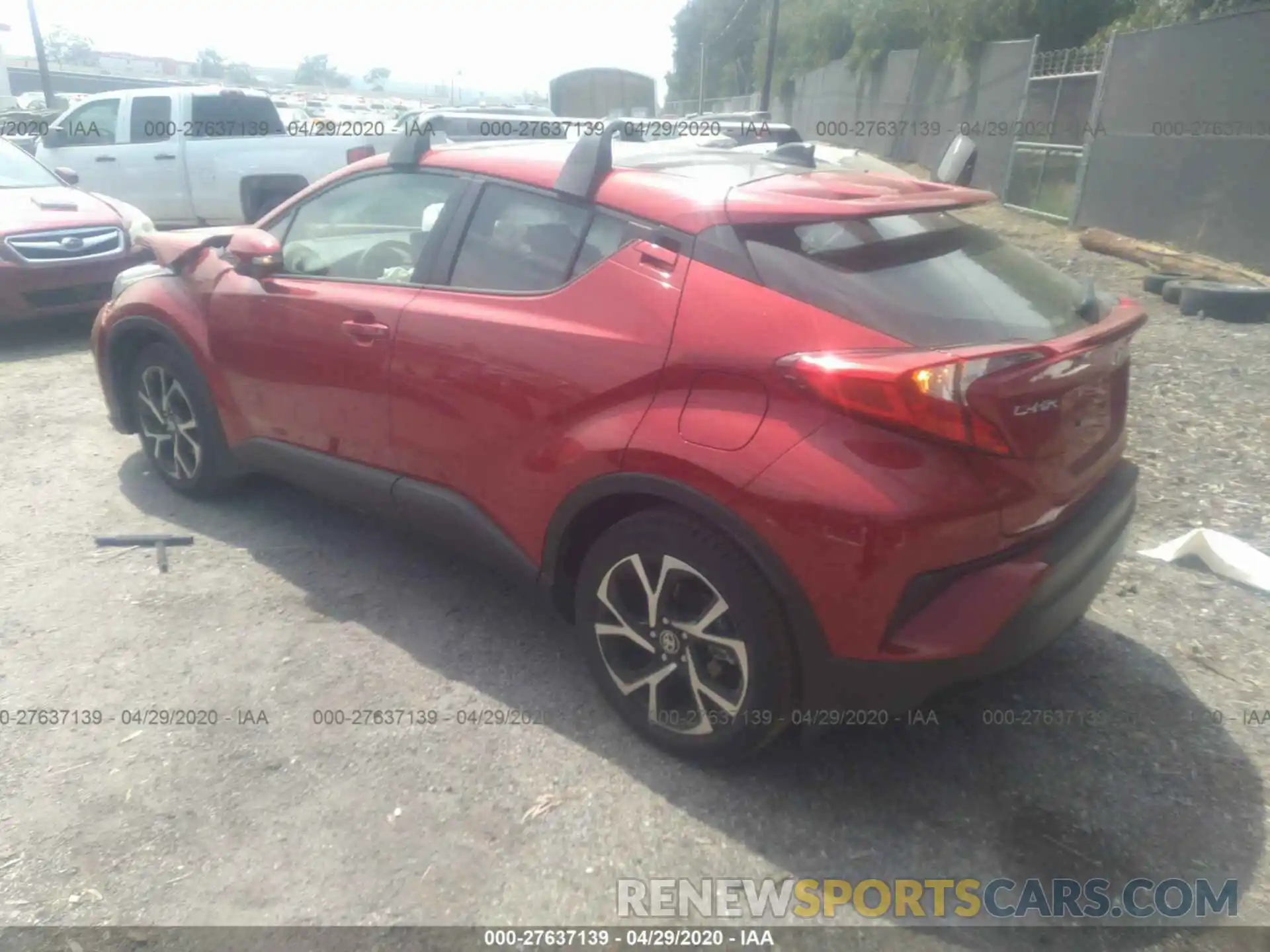 3 Photograph of a damaged car JTNKHMBX1L1063959 TOYOTA C-HR 2020