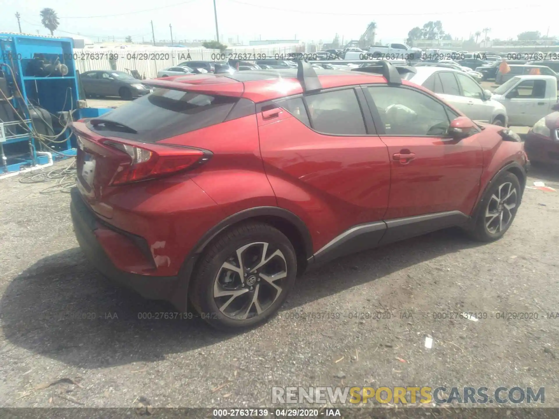 4 Photograph of a damaged car JTNKHMBX1L1063959 TOYOTA C-HR 2020