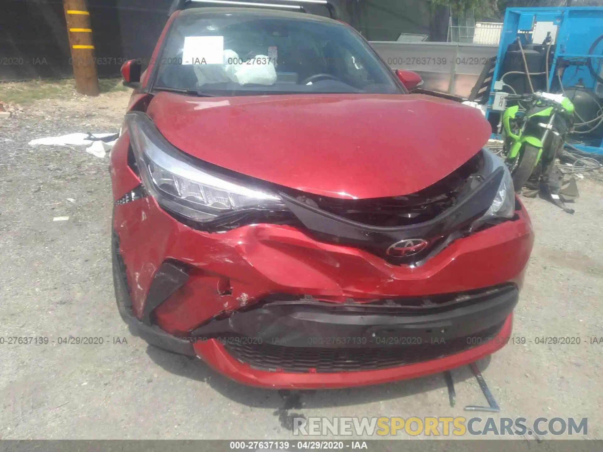 6 Photograph of a damaged car JTNKHMBX1L1063959 TOYOTA C-HR 2020