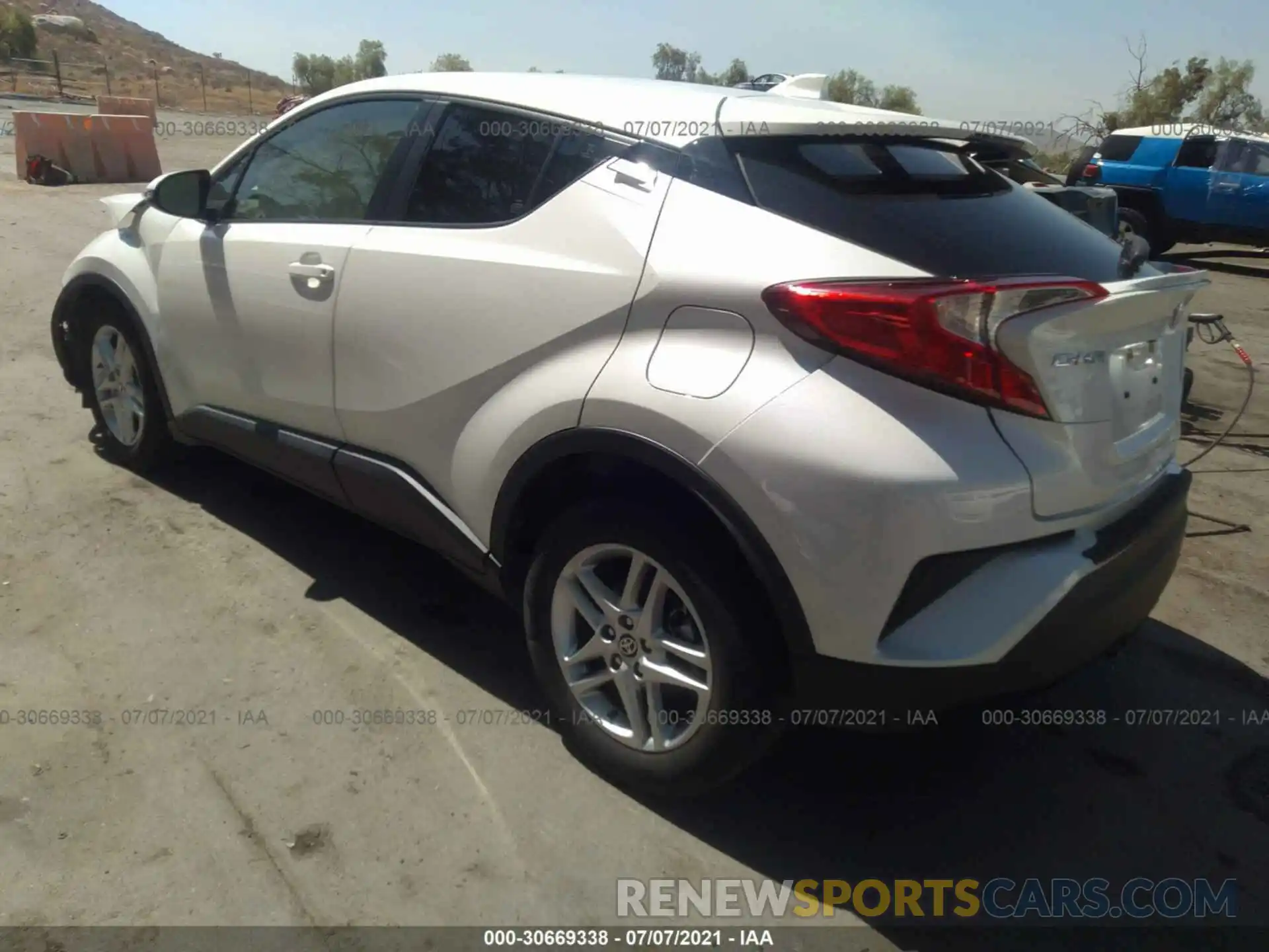 3 Photograph of a damaged car JTNKHMBX1L1064559 TOYOTA C-HR 2020