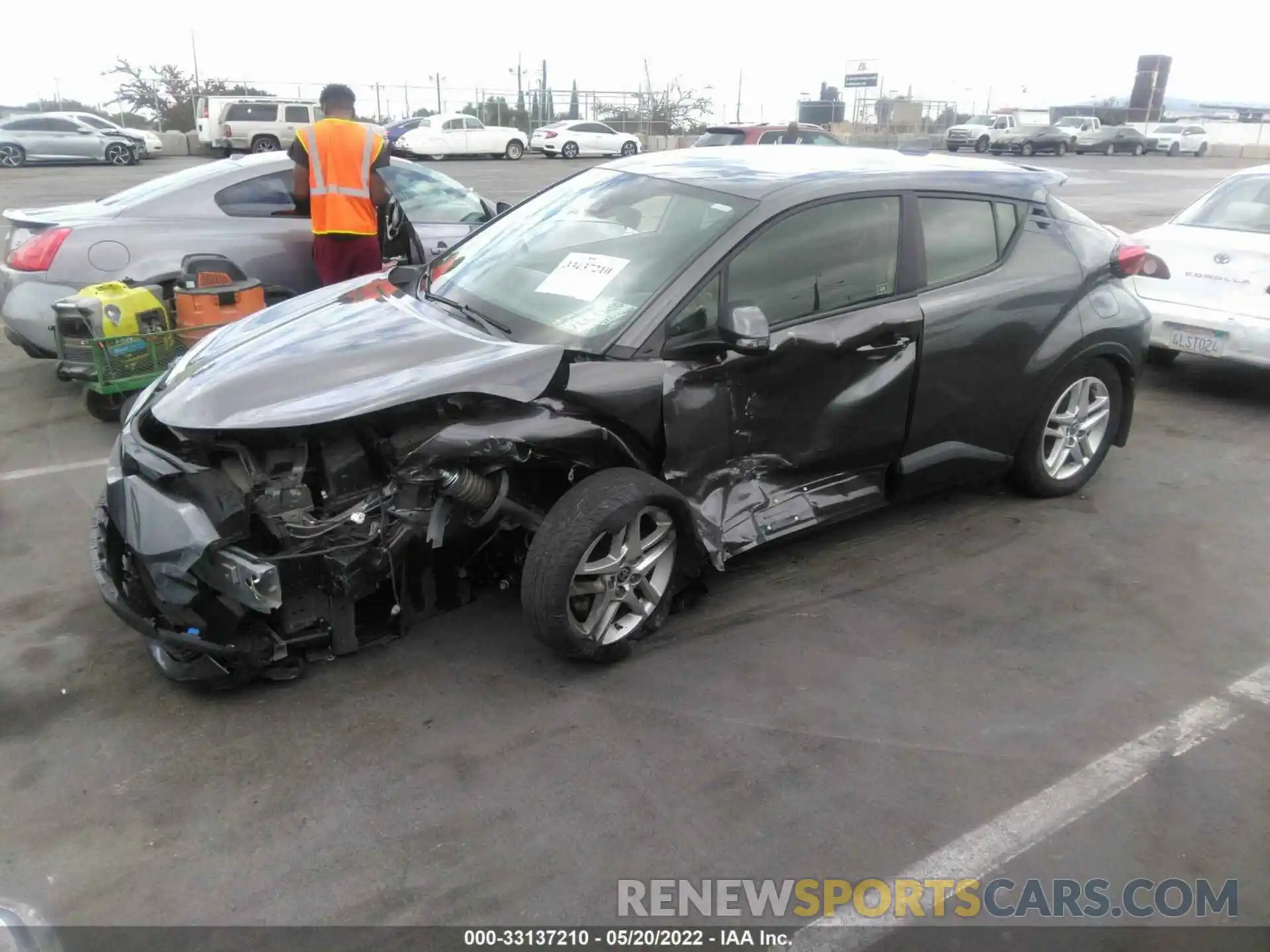 2 Photograph of a damaged car JTNKHMBX1L1065906 TOYOTA C-HR 2020