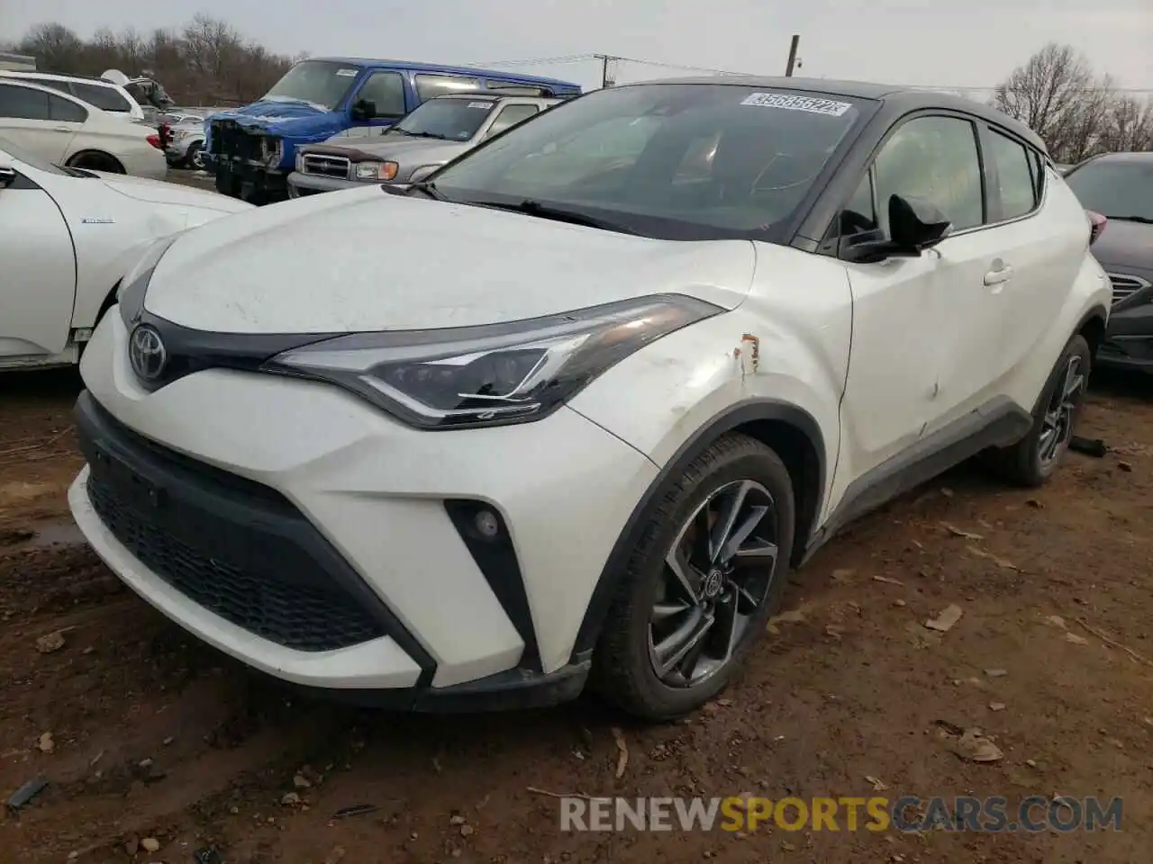 2 Photograph of a damaged car JTNKHMBX1L1067235 TOYOTA C-HR 2020