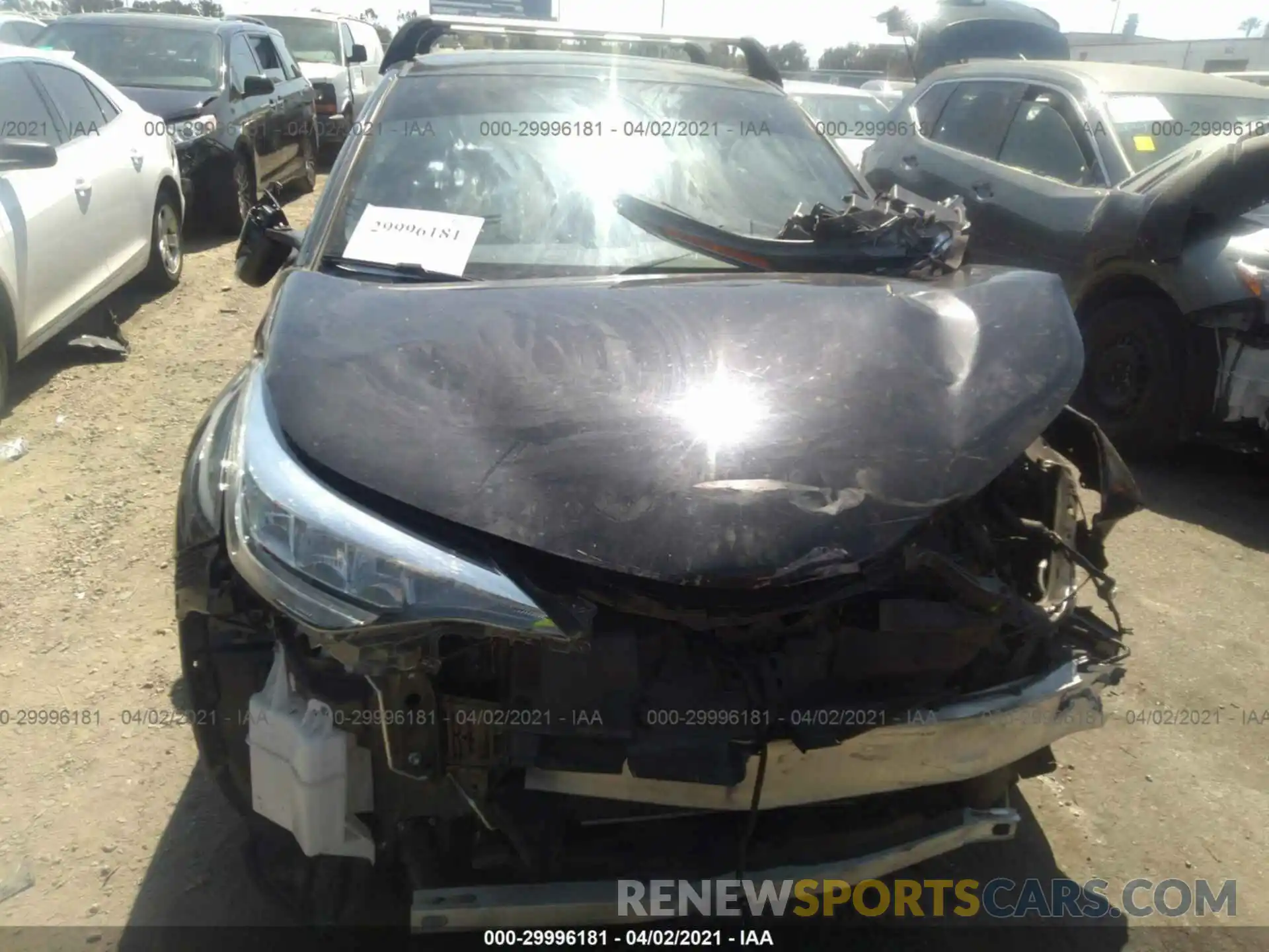 6 Фотография поврежденного автомобиля JTNKHMBX1L1068160 TOYOTA C-HR 2020