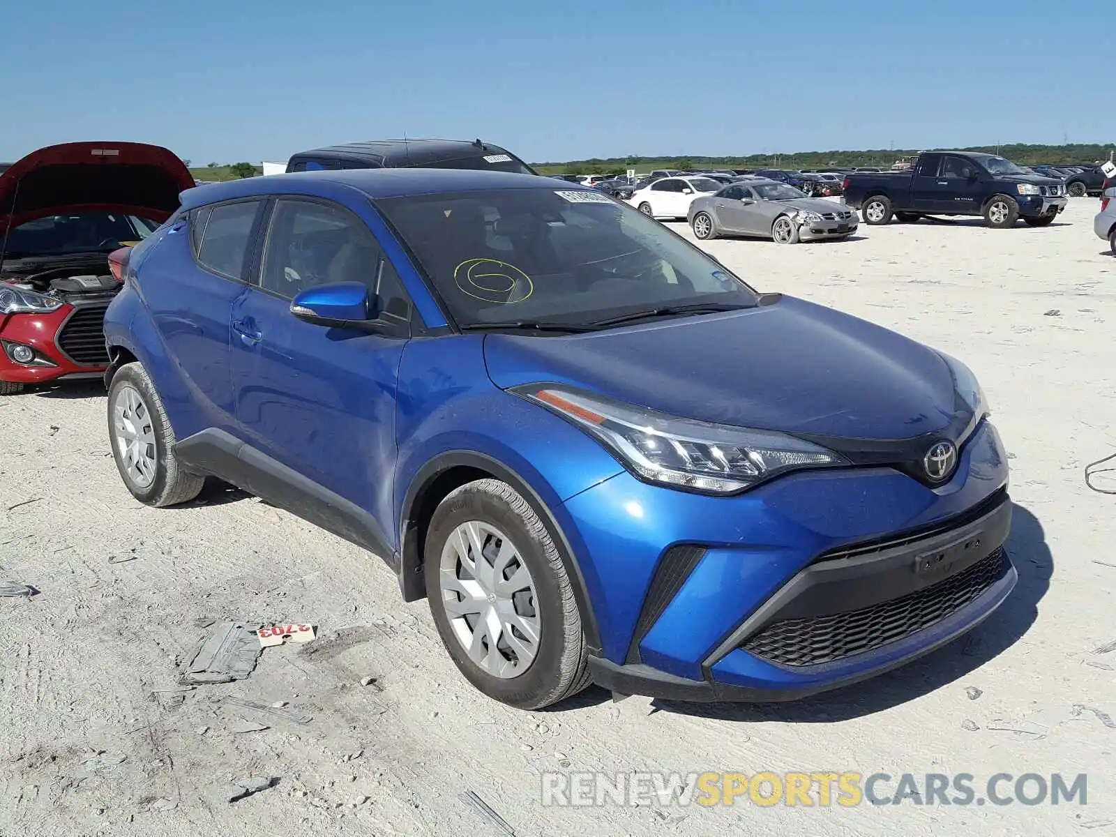 1 Photograph of a damaged car JTNKHMBX1L1068594 TOYOTA C-HR 2020