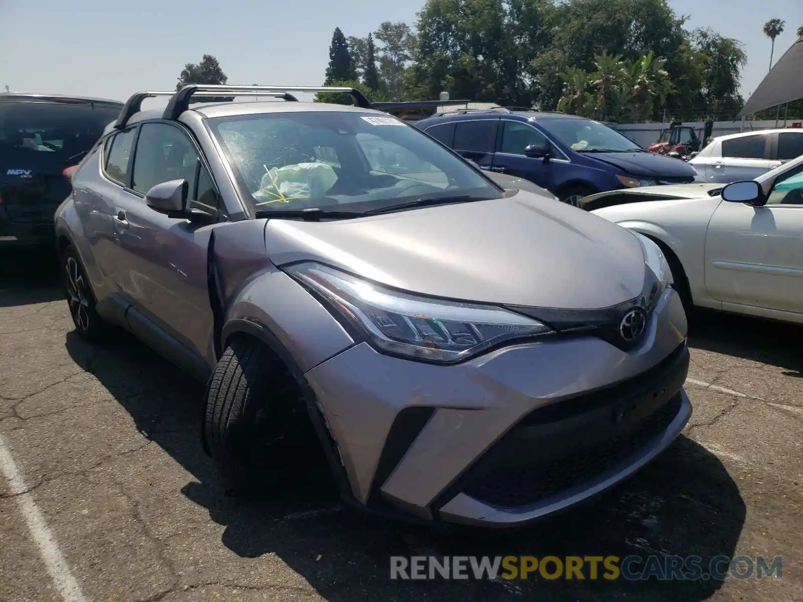 1 Photograph of a damaged car JTNKHMBX1L1070281 TOYOTA C-HR 2020