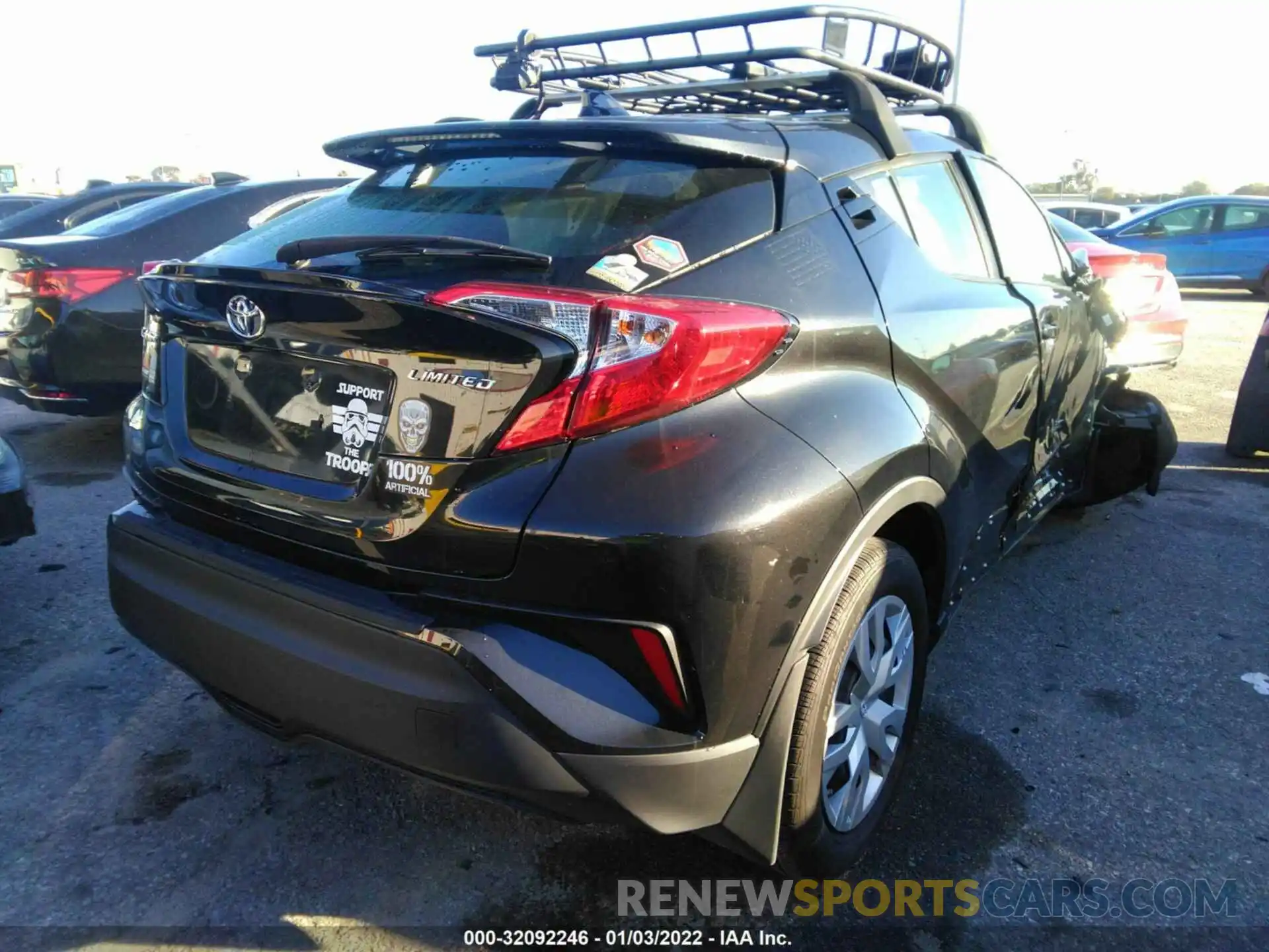 4 Photograph of a damaged car JTNKHMBX1L1070636 TOYOTA C-HR 2020