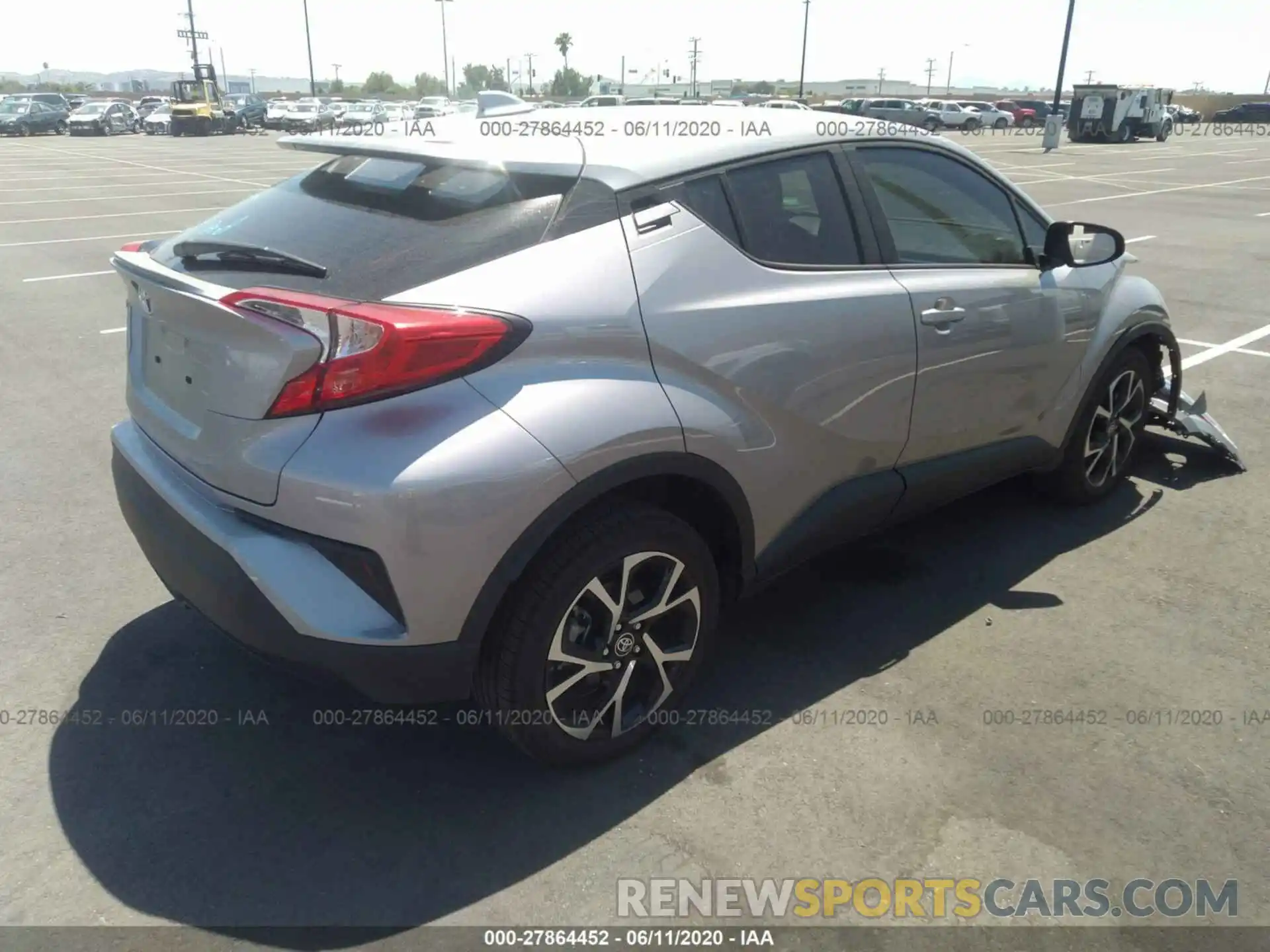 4 Photograph of a damaged car JTNKHMBX1L1071088 TOYOTA C-HR 2020