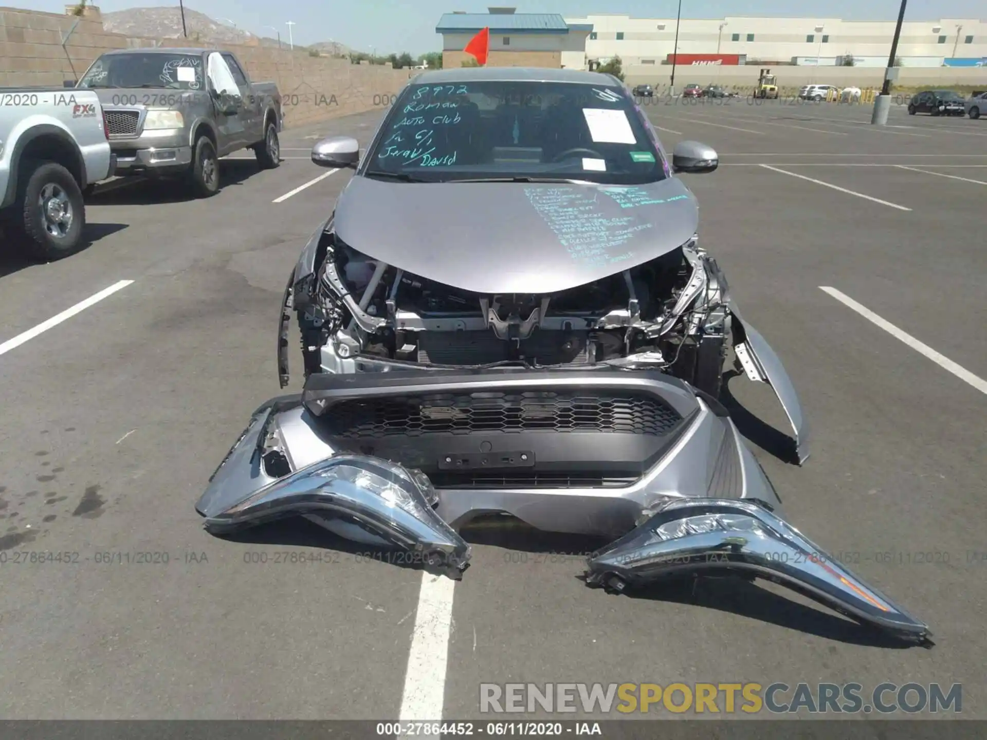 6 Photograph of a damaged car JTNKHMBX1L1071088 TOYOTA C-HR 2020