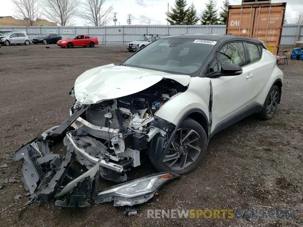 2 Photograph of a damaged car JTNKHMBX1L1071351 TOYOTA C-HR 2020