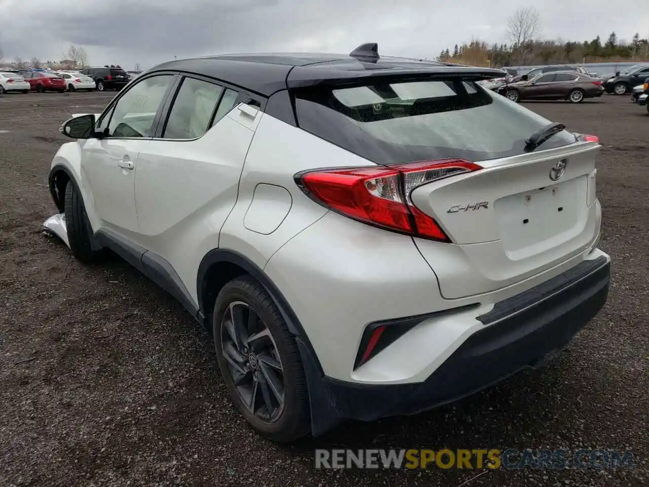 3 Photograph of a damaged car JTNKHMBX1L1071351 TOYOTA C-HR 2020