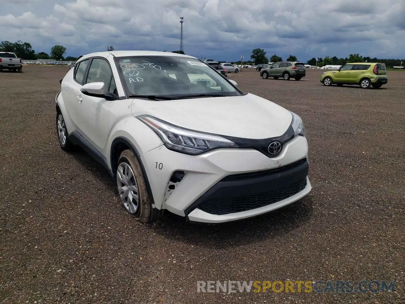 1 Photograph of a damaged car JTNKHMBX1L1071558 TOYOTA C-HR 2020