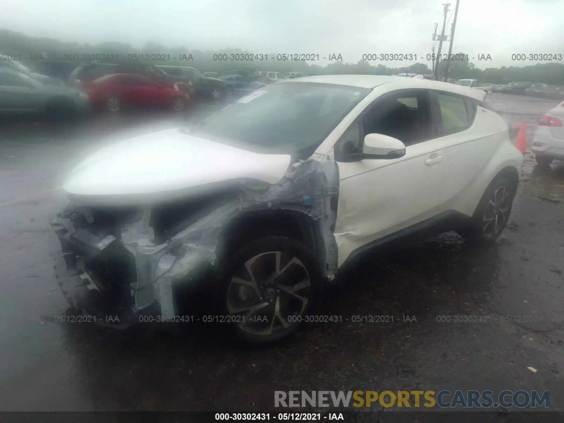 2 Photograph of a damaged car JTNKHMBX1L1072743 TOYOTA C-HR 2020