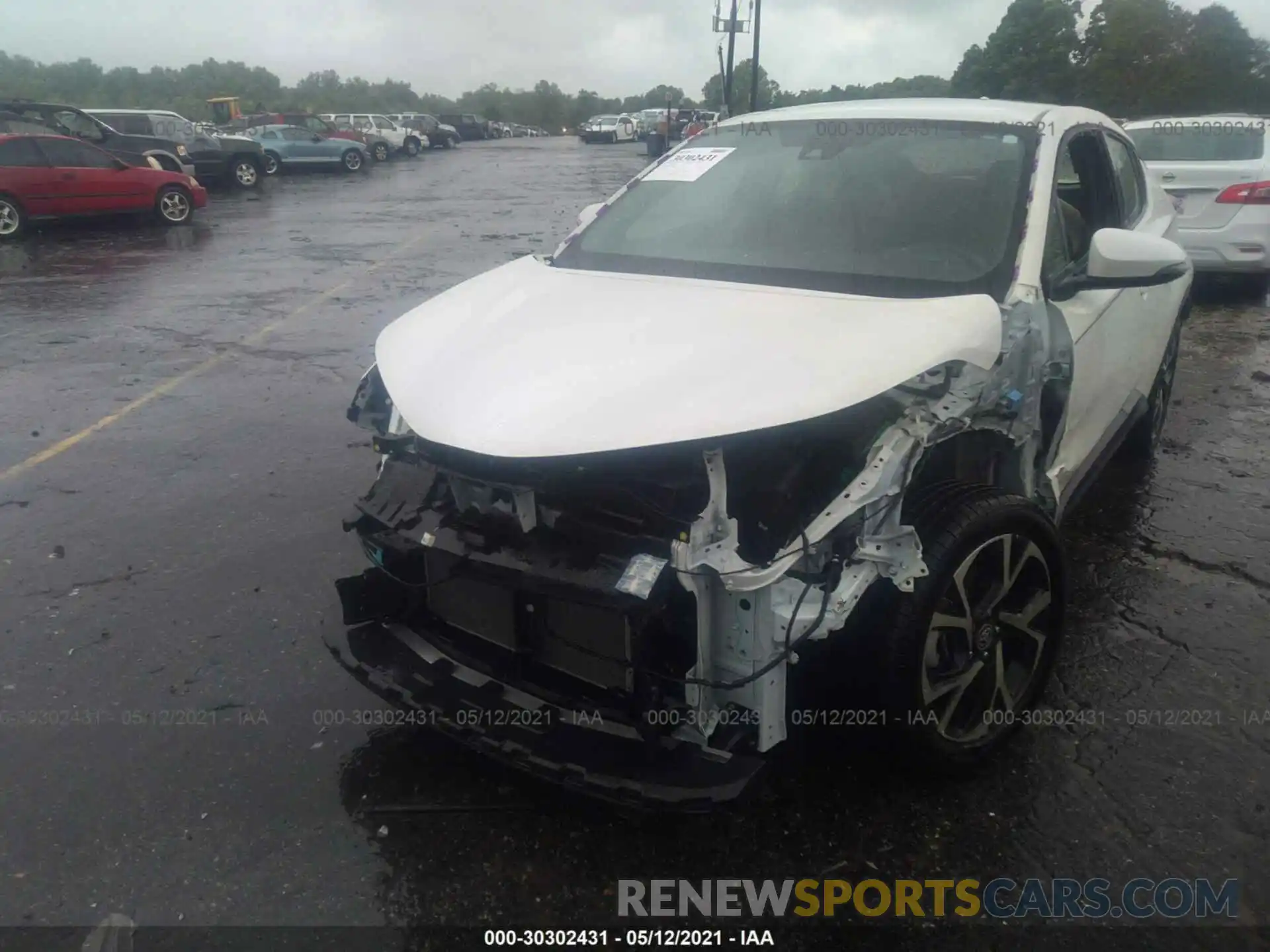 6 Photograph of a damaged car JTNKHMBX1L1072743 TOYOTA C-HR 2020