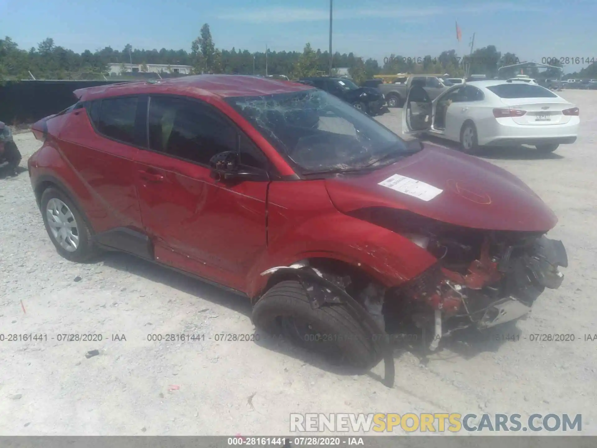 1 Photograph of a damaged car JTNKHMBX1L1073360 TOYOTA C-HR 2020