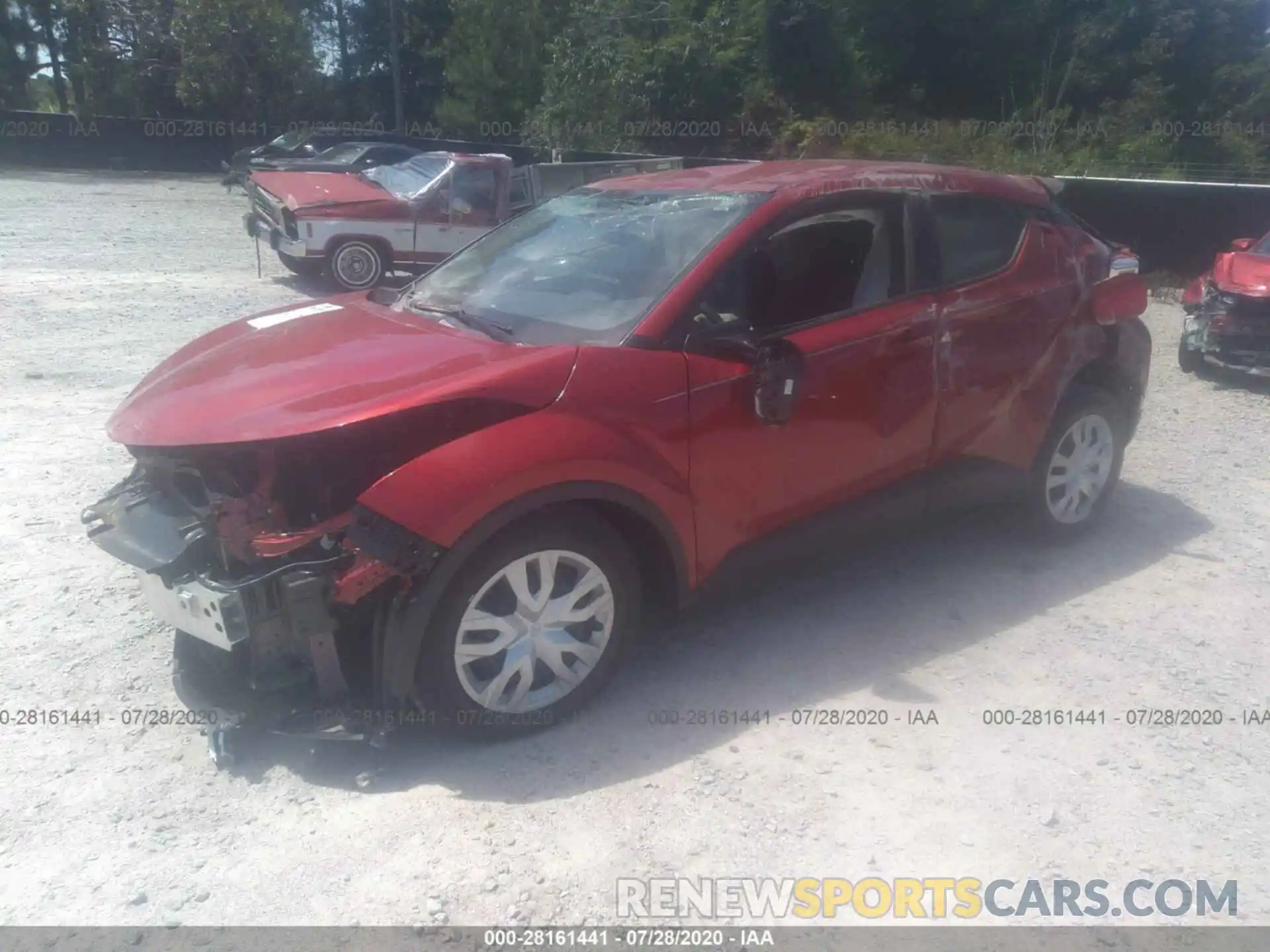 2 Photograph of a damaged car JTNKHMBX1L1073360 TOYOTA C-HR 2020