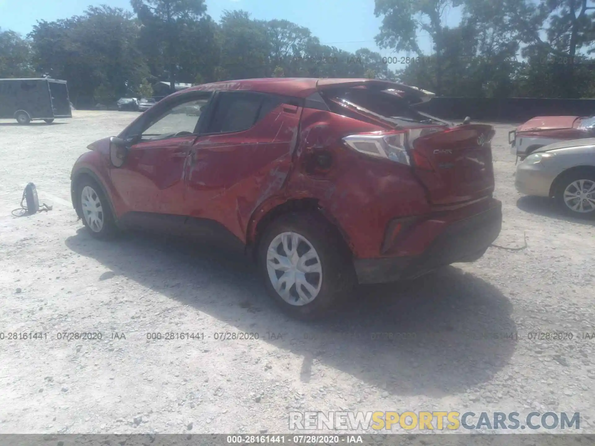 3 Photograph of a damaged car JTNKHMBX1L1073360 TOYOTA C-HR 2020