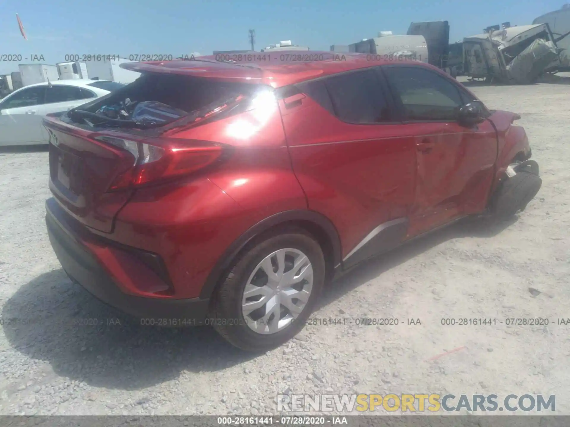 4 Photograph of a damaged car JTNKHMBX1L1073360 TOYOTA C-HR 2020