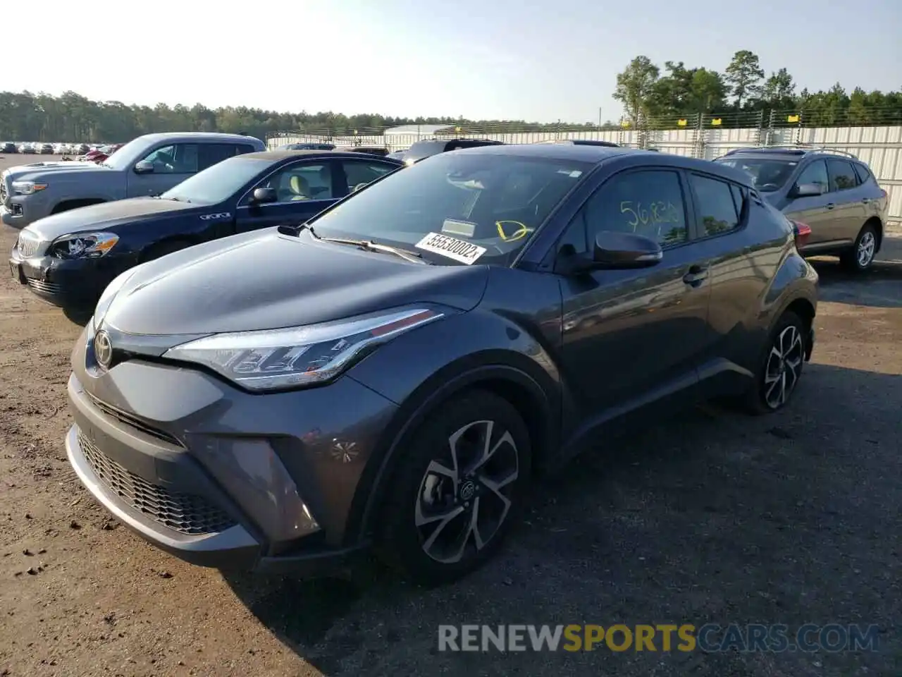 2 Фотография поврежденного автомобиля JTNKHMBX1L1073388 TOYOTA C-HR 2020