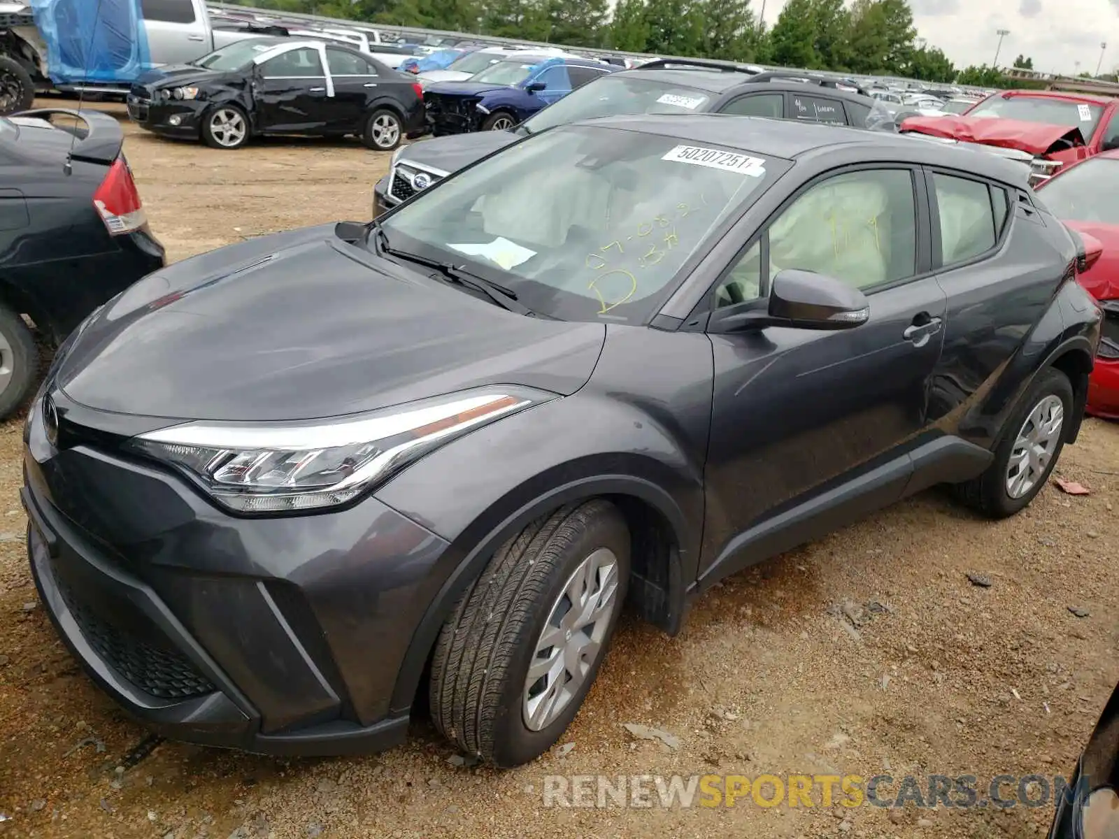 2 Фотография поврежденного автомобиля JTNKHMBX1L1073973 TOYOTA C-HR 2020