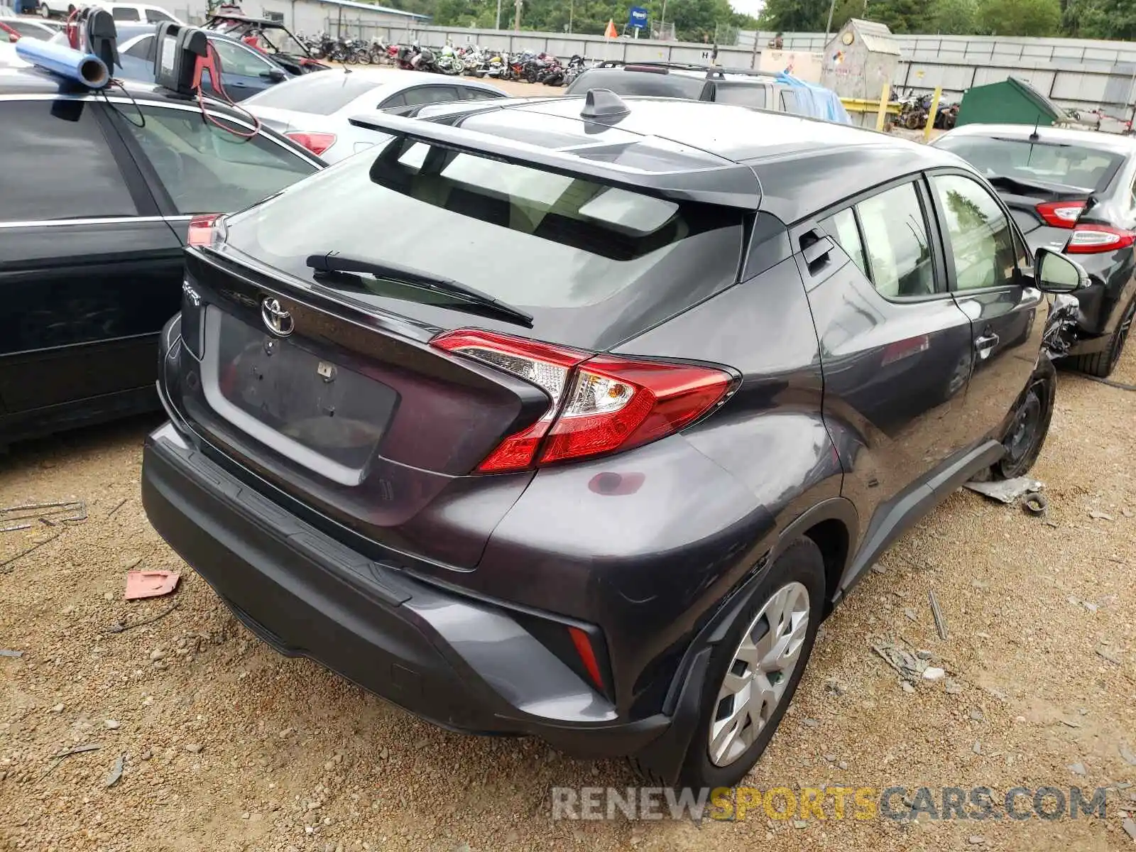 4 Photograph of a damaged car JTNKHMBX1L1073973 TOYOTA C-HR 2020