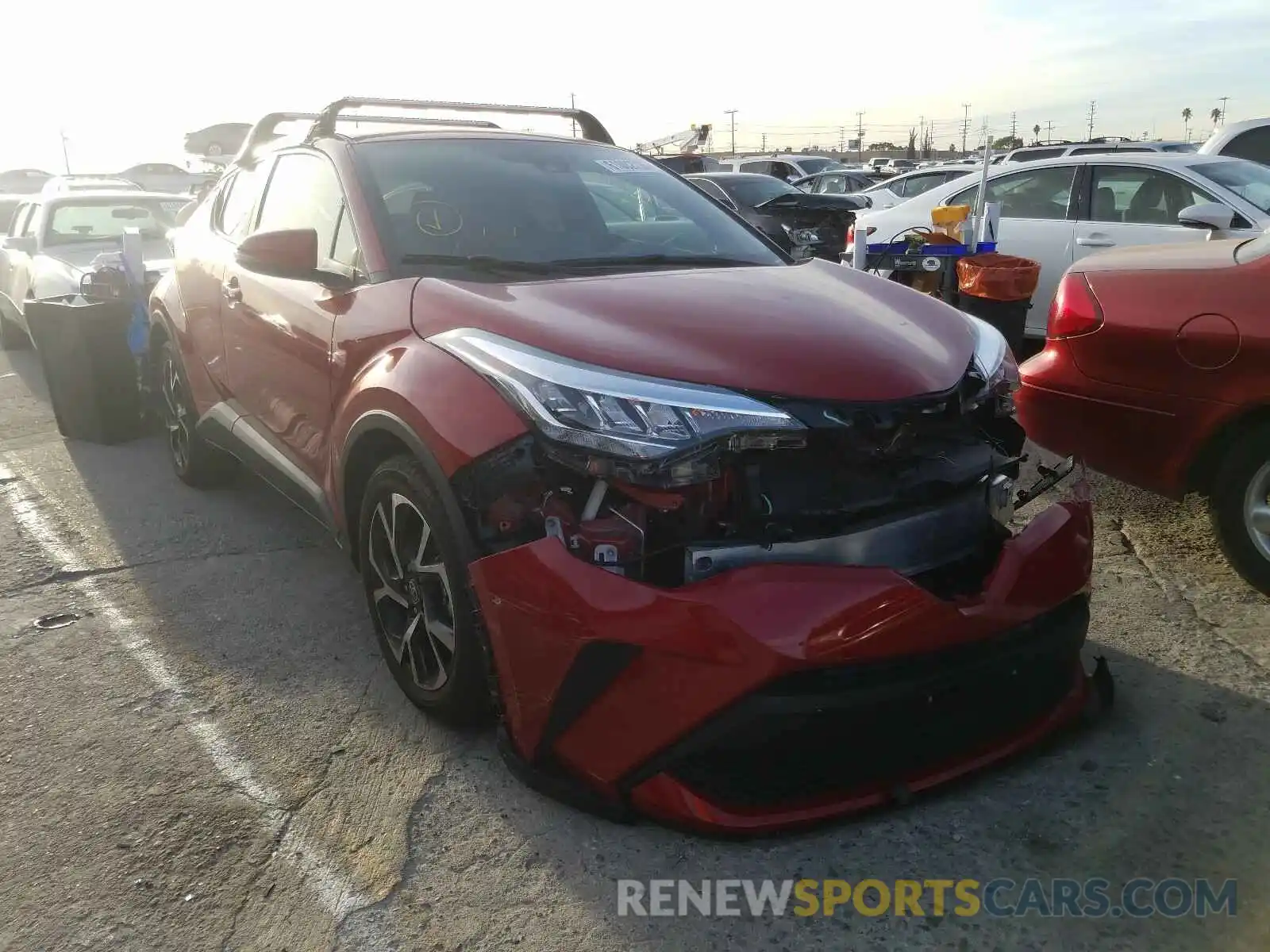 1 Photograph of a damaged car JTNKHMBX1L1074489 TOYOTA C-HR 2020