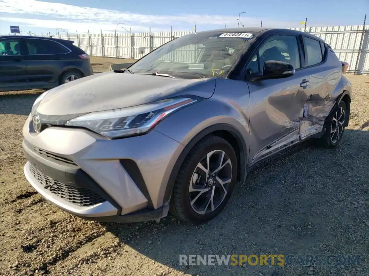 2 Photograph of a damaged car JTNKHMBX1L1075545 TOYOTA C-HR 2020