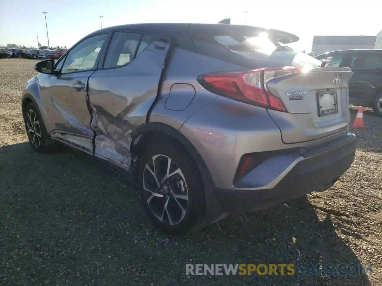 3 Photograph of a damaged car JTNKHMBX1L1075545 TOYOTA C-HR 2020