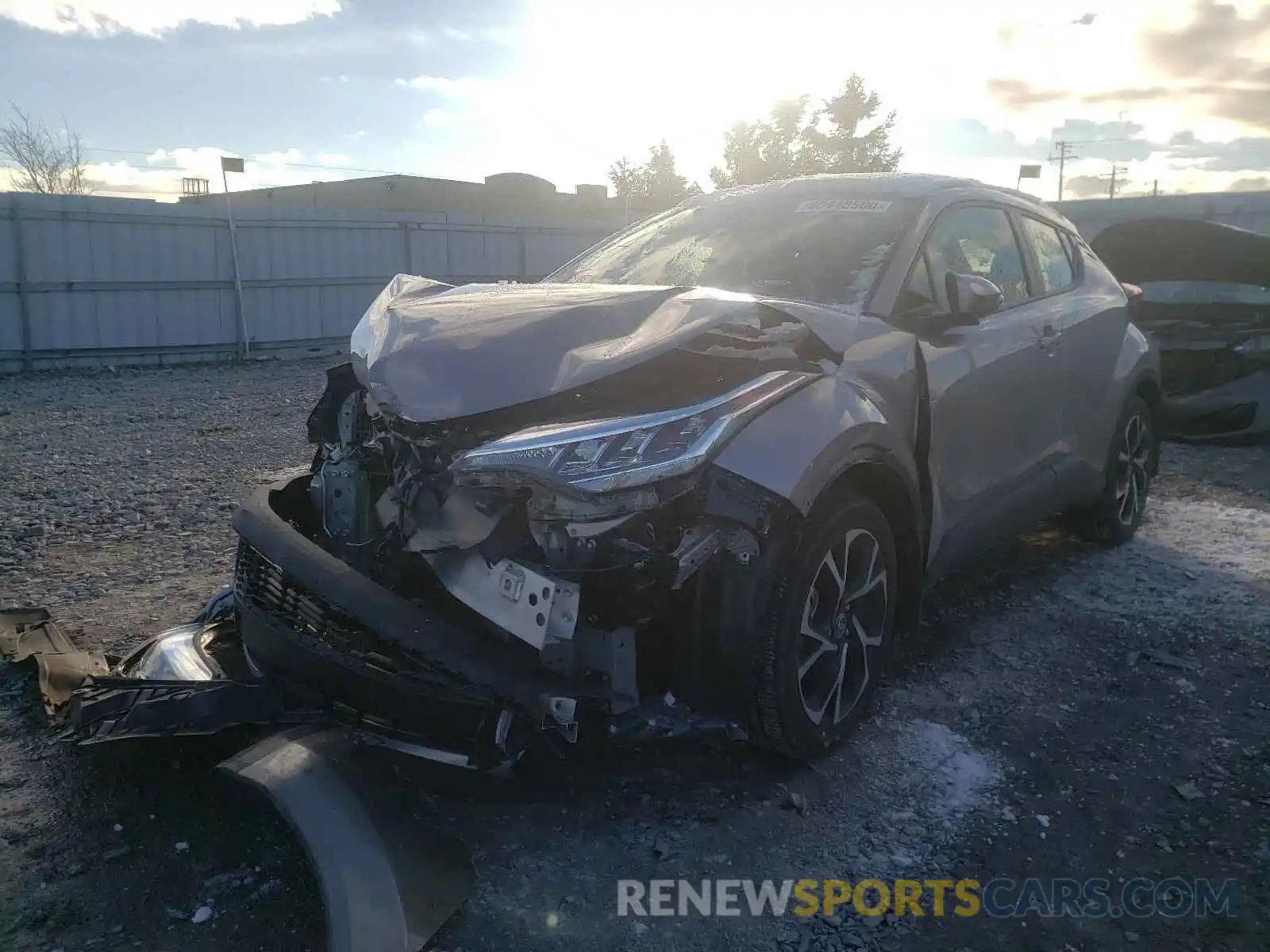 2 Photograph of a damaged car JTNKHMBX1L1076176 TOYOTA C-HR 2020