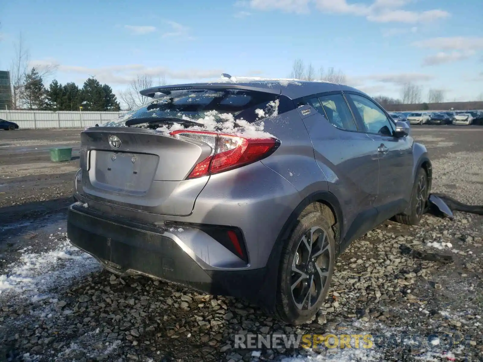 4 Photograph of a damaged car JTNKHMBX1L1076176 TOYOTA C-HR 2020