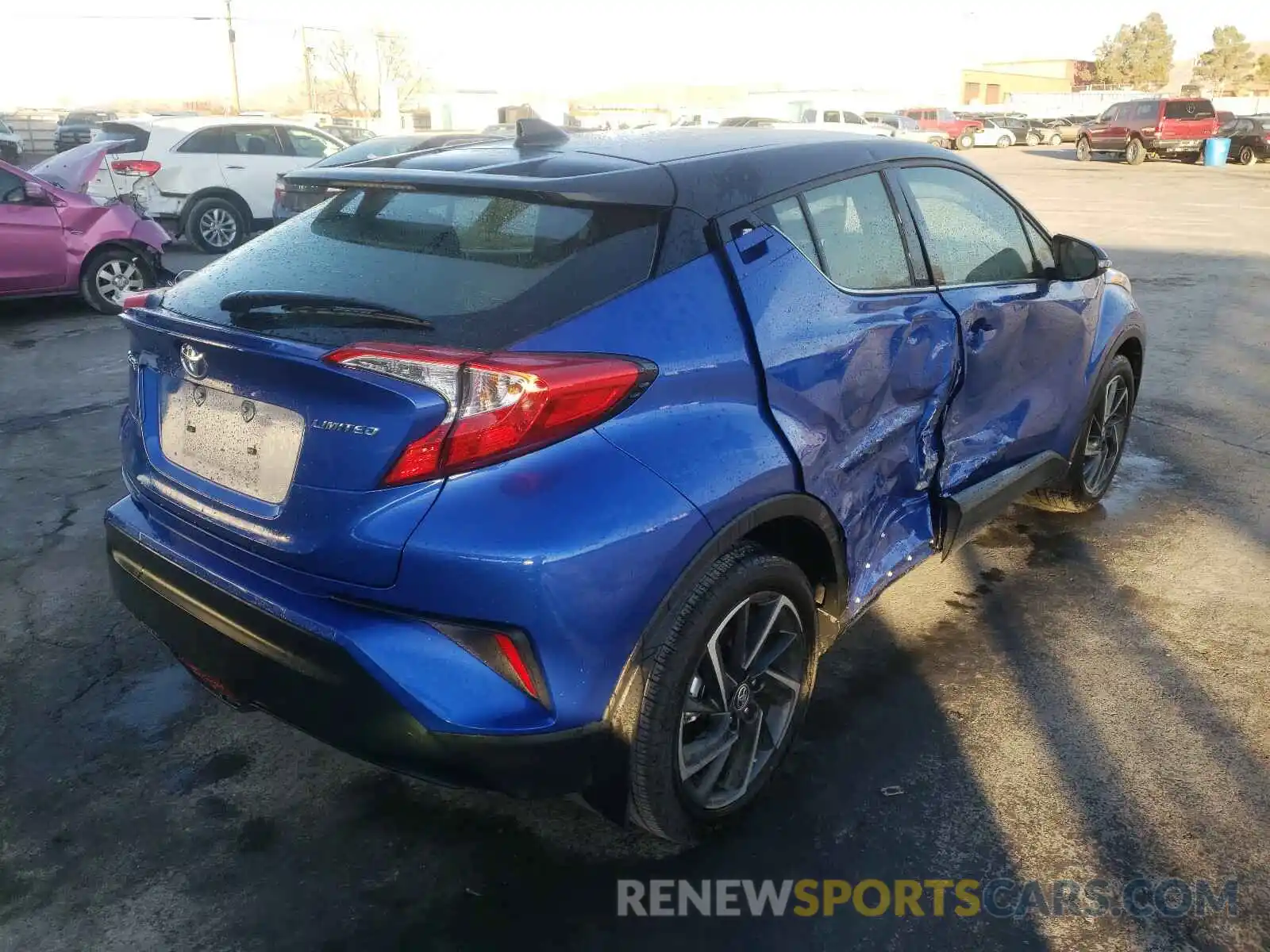 4 Photograph of a damaged car JTNKHMBX1L1077084 TOYOTA C-HR 2020