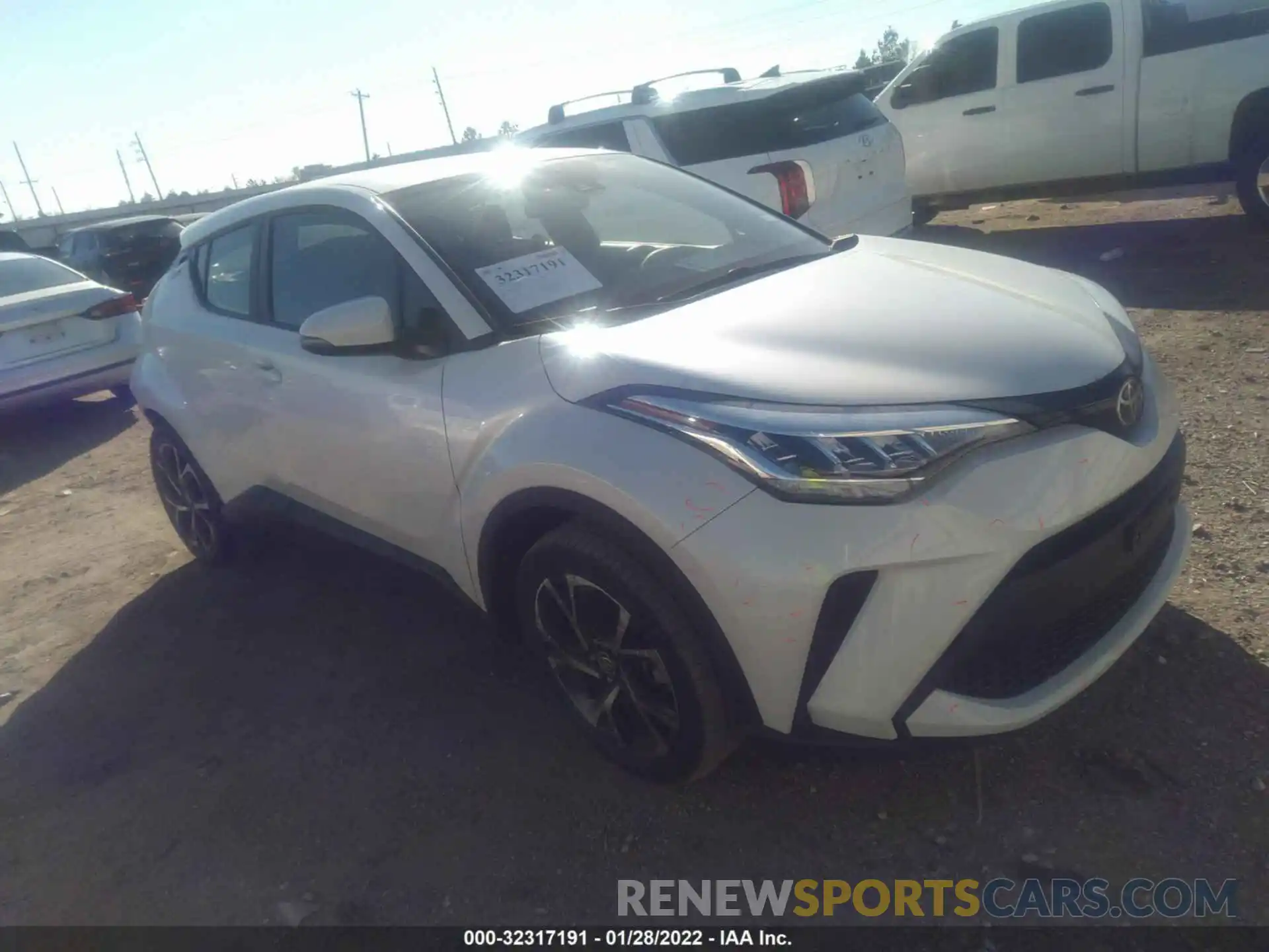 1 Photograph of a damaged car JTNKHMBX1L1078137 TOYOTA C-HR 2020