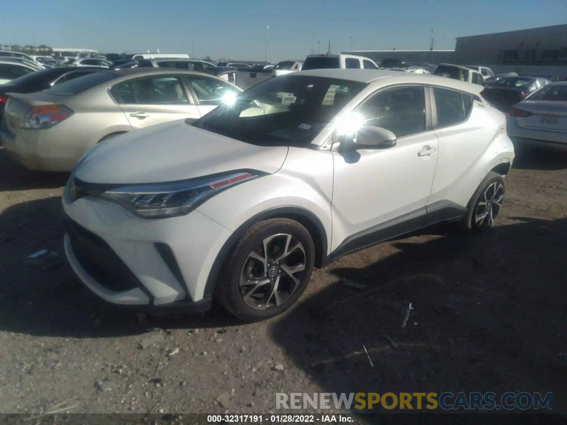 2 Photograph of a damaged car JTNKHMBX1L1078137 TOYOTA C-HR 2020