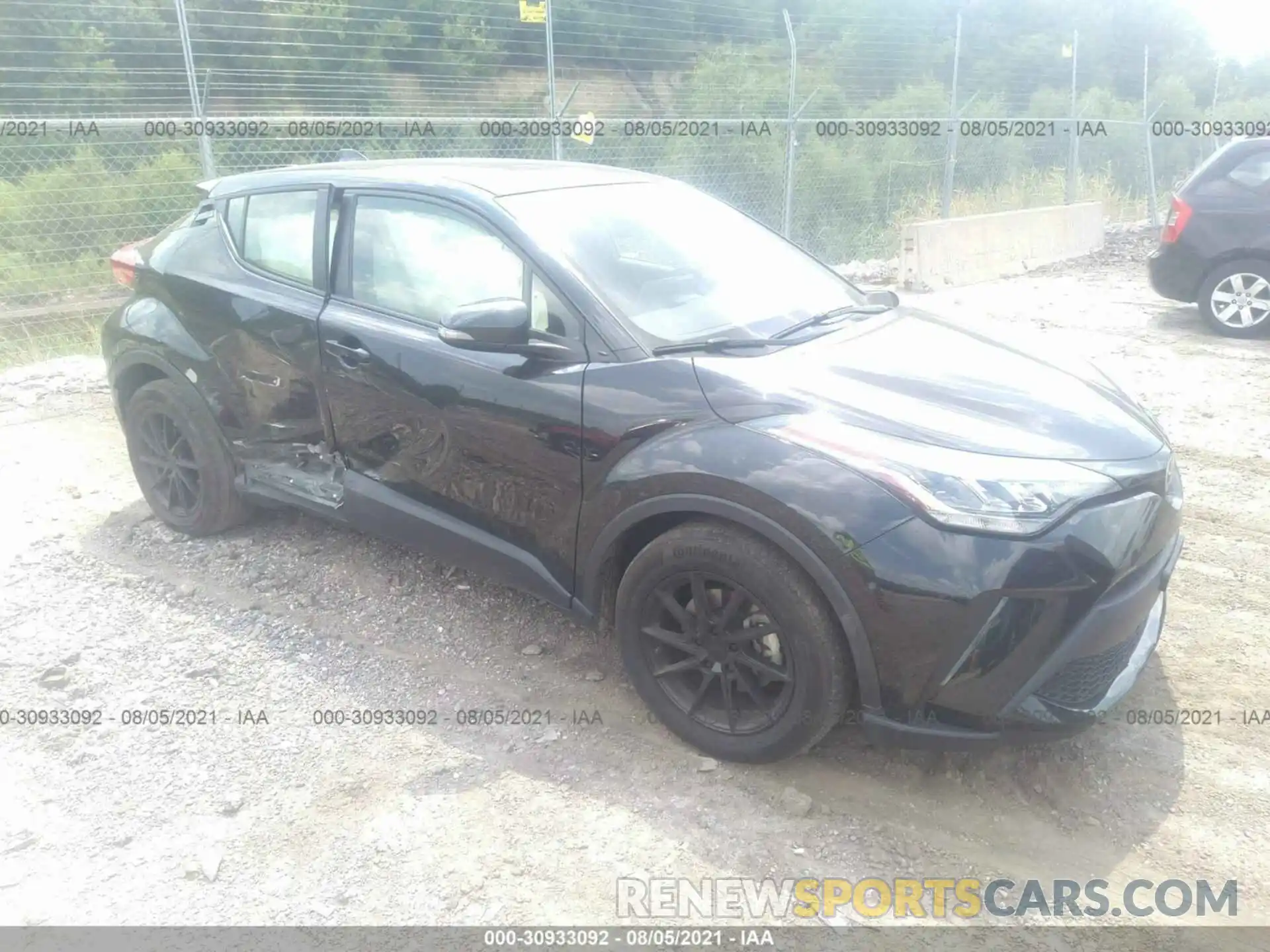 1 Photograph of a damaged car JTNKHMBX1L1078557 TOYOTA C-HR 2020