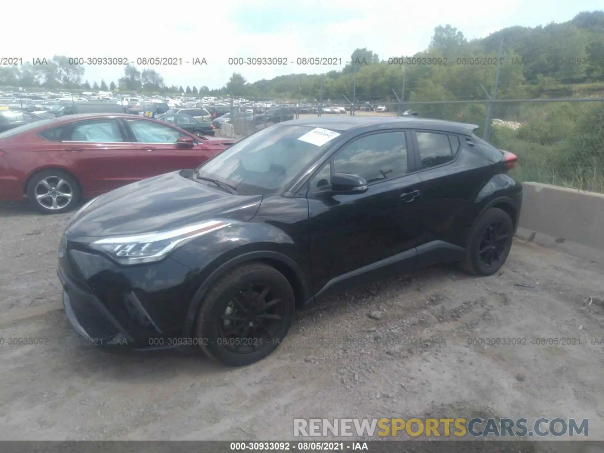 2 Фотография поврежденного автомобиля JTNKHMBX1L1078557 TOYOTA C-HR 2020