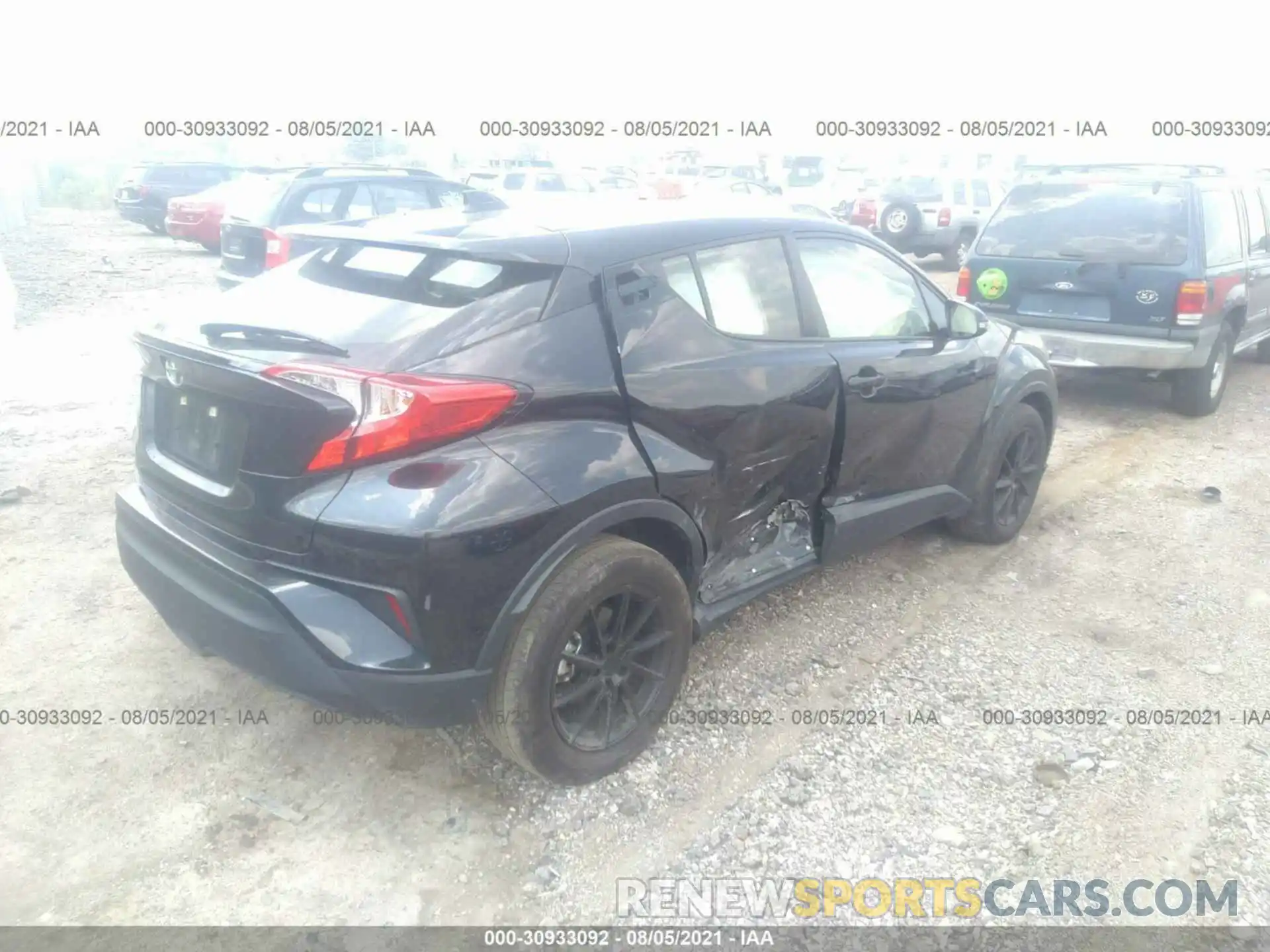 4 Фотография поврежденного автомобиля JTNKHMBX1L1078557 TOYOTA C-HR 2020