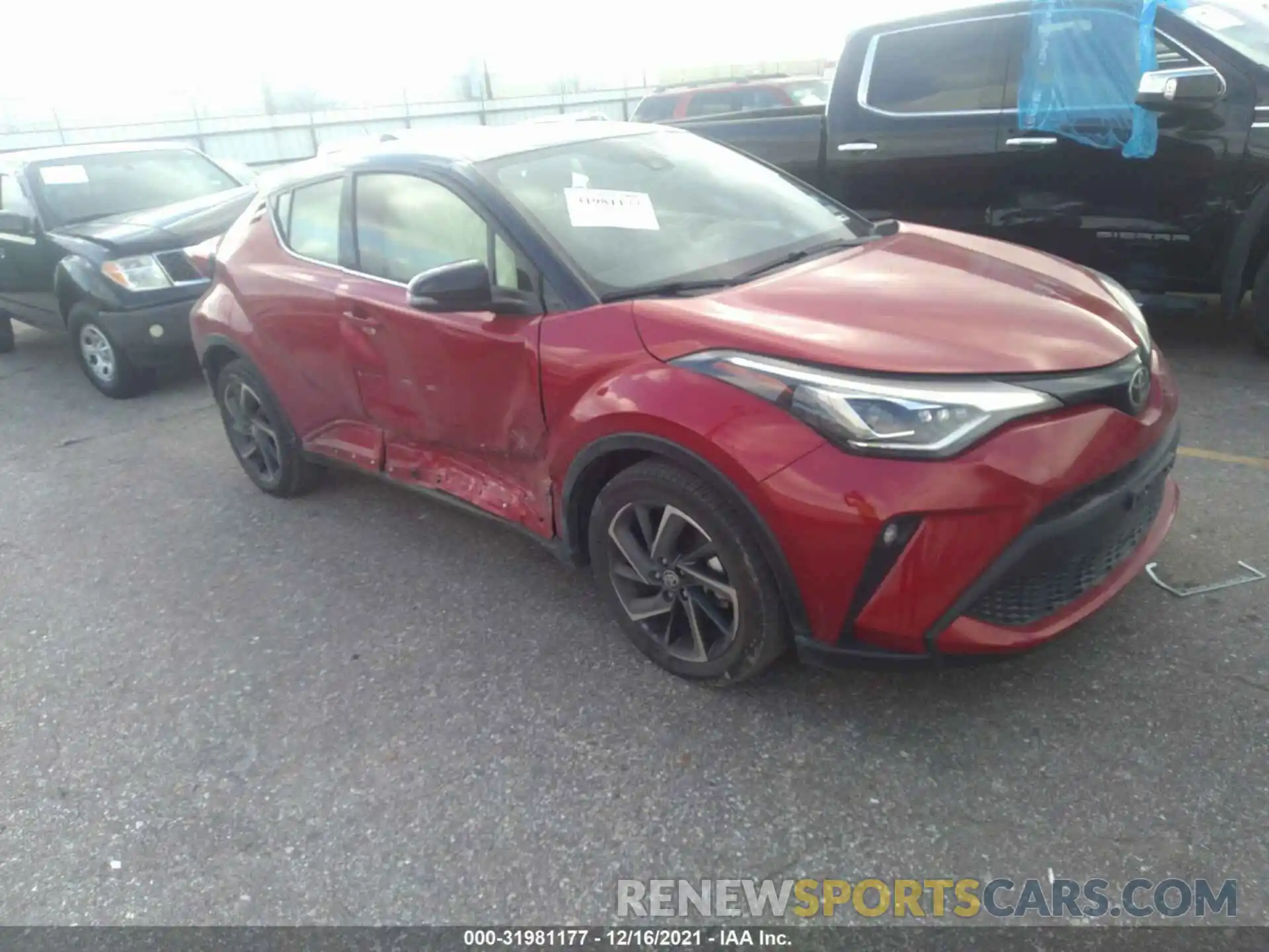 1 Photograph of a damaged car JTNKHMBX1L1079305 TOYOTA C-HR 2020