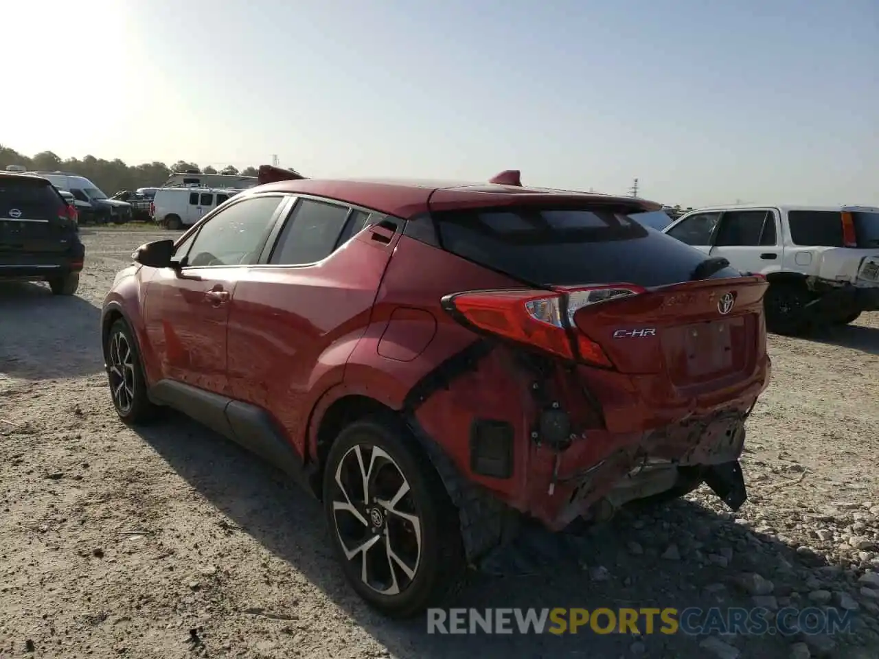 3 Photograph of a damaged car JTNKHMBX1L1079319 TOYOTA C-HR 2020