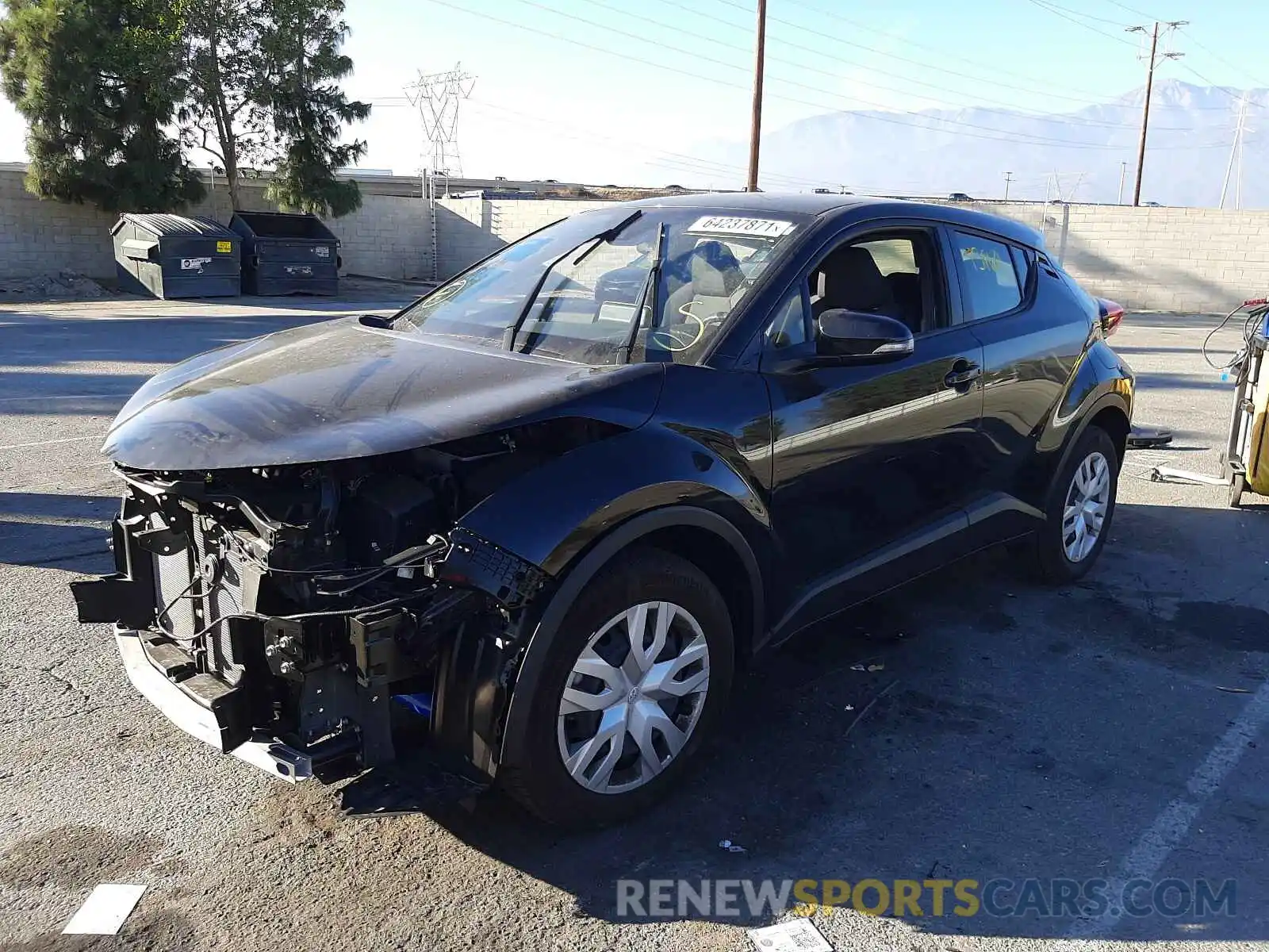 2 Photograph of a damaged car JTNKHMBX1L1079921 TOYOTA C-HR 2020