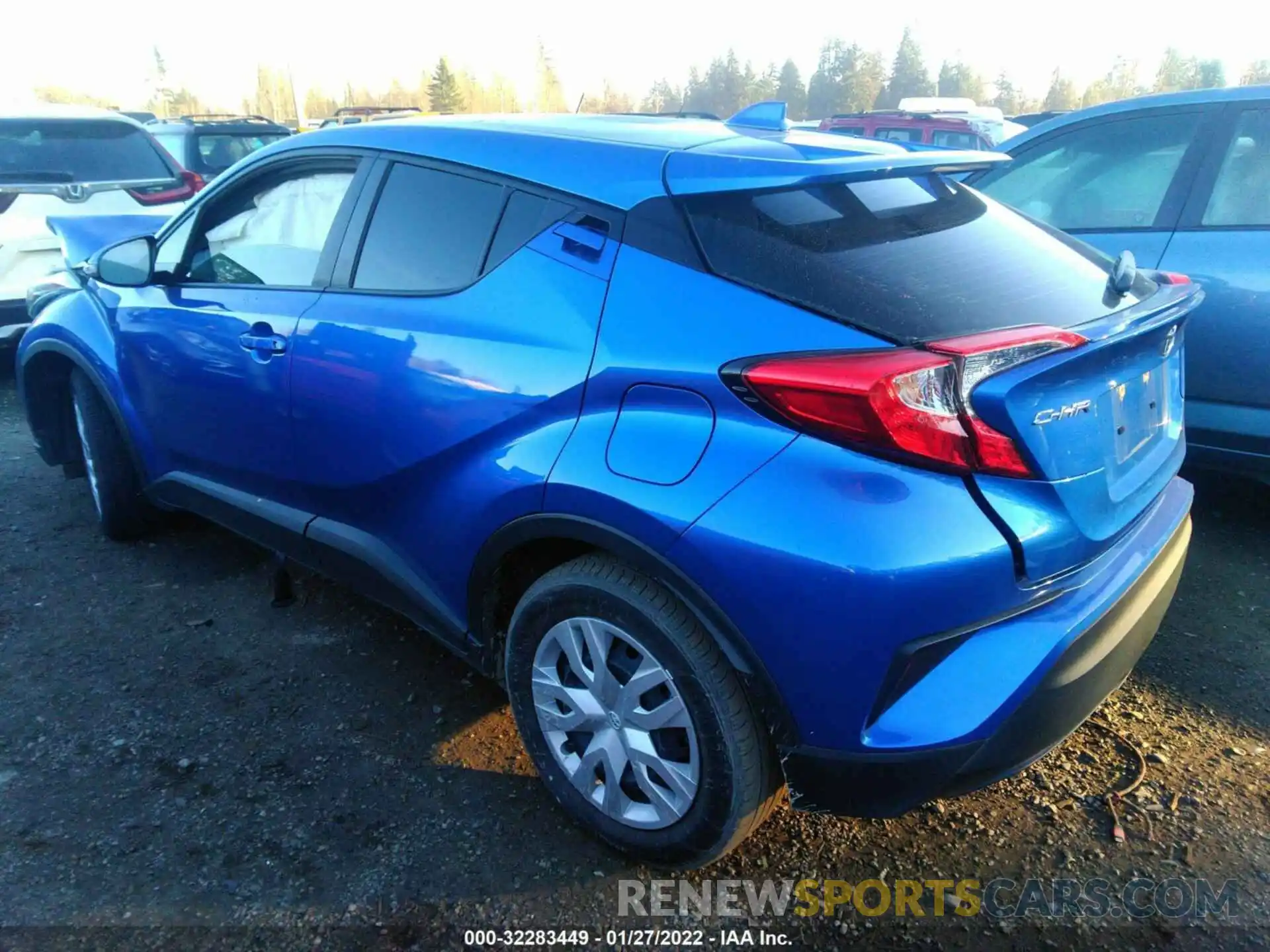 3 Photograph of a damaged car JTNKHMBX1L1080650 TOYOTA C-HR 2020