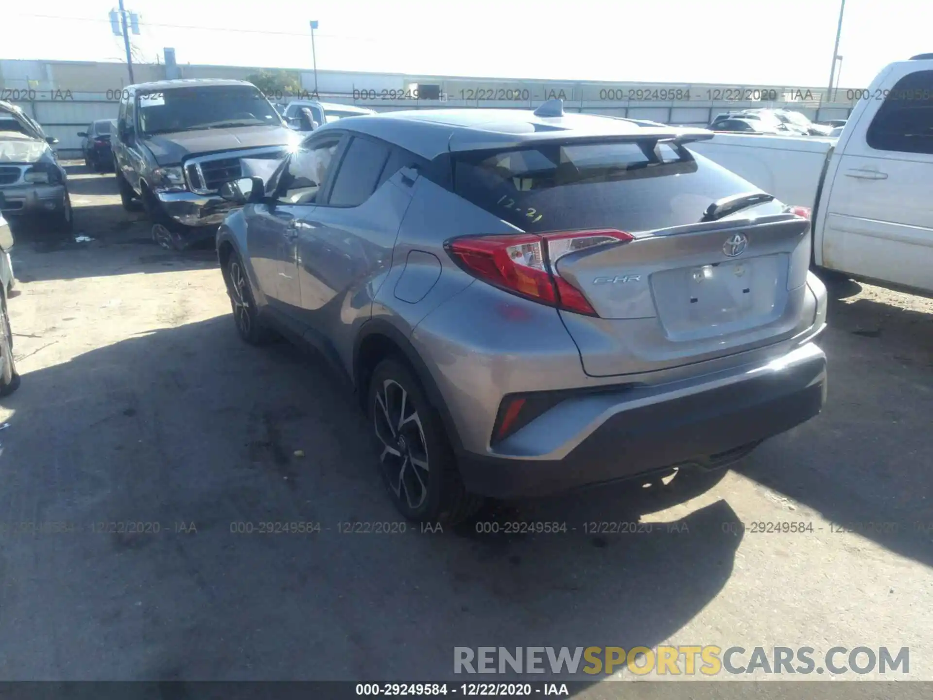 3 Photograph of a damaged car JTNKHMBX1L1081734 TOYOTA C-HR 2020