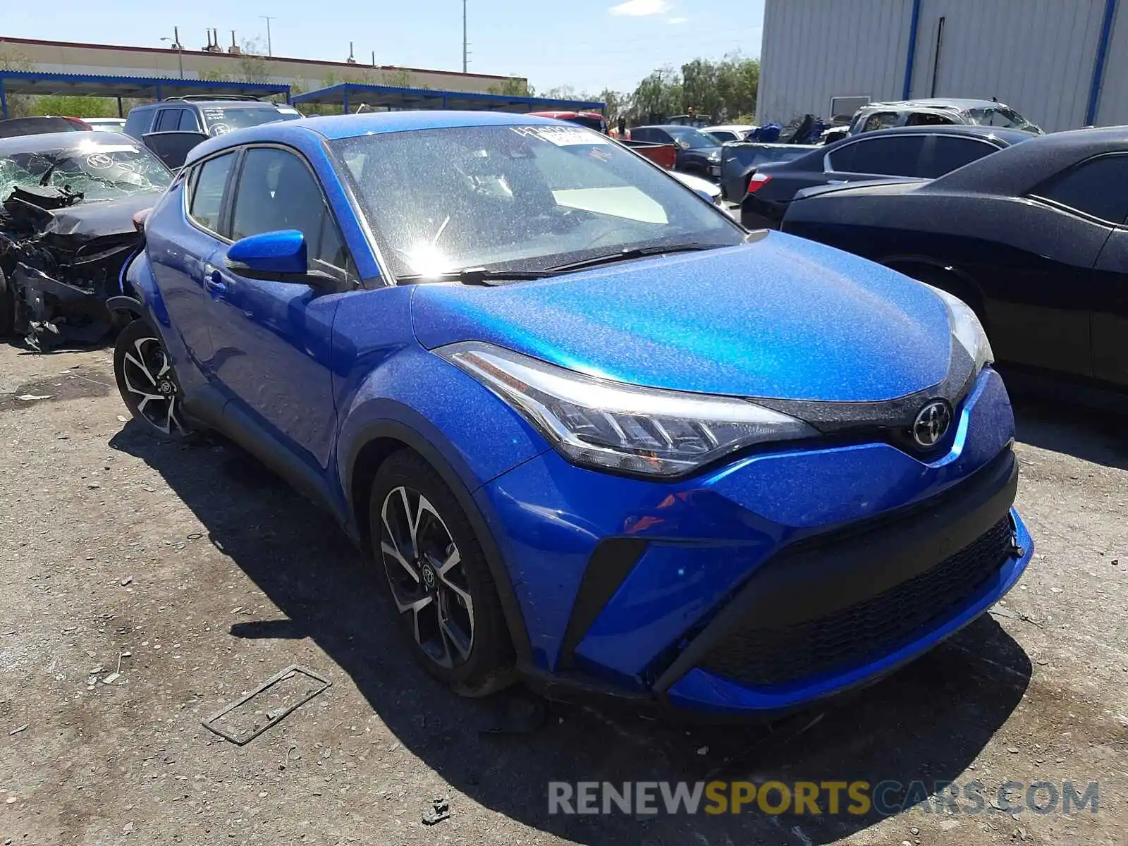 1 Photograph of a damaged car JTNKHMBX1L1082382 TOYOTA C-HR 2020