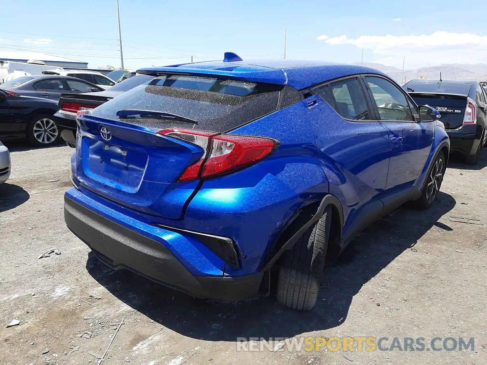 4 Photograph of a damaged car JTNKHMBX1L1082382 TOYOTA C-HR 2020