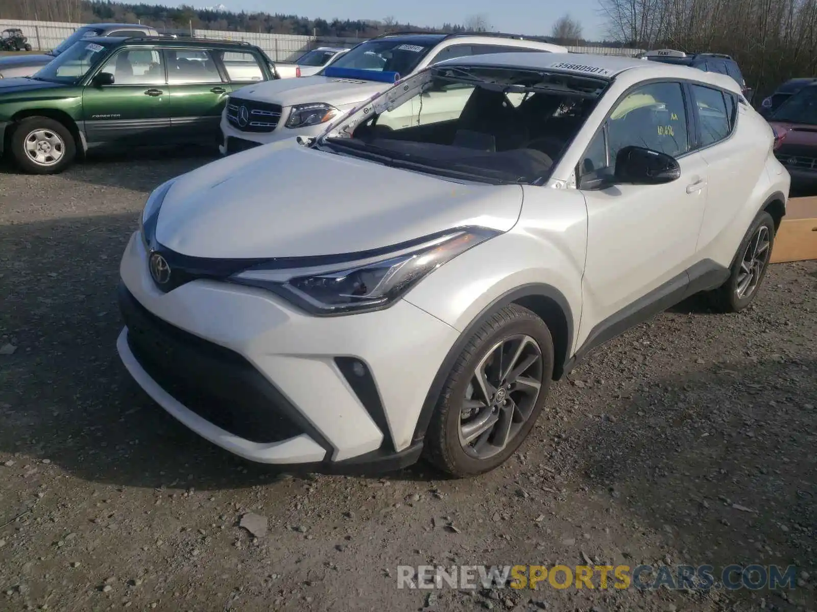 2 Фотография поврежденного автомобиля JTNKHMBX1L1084357 TOYOTA C-HR 2020