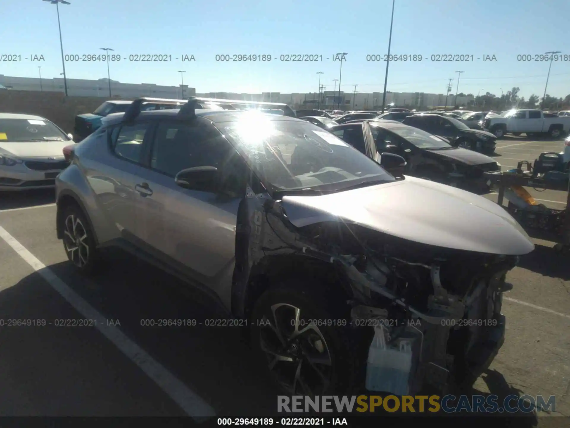 1 Photograph of a damaged car JTNKHMBX1L1085170 TOYOTA C-HR 2020