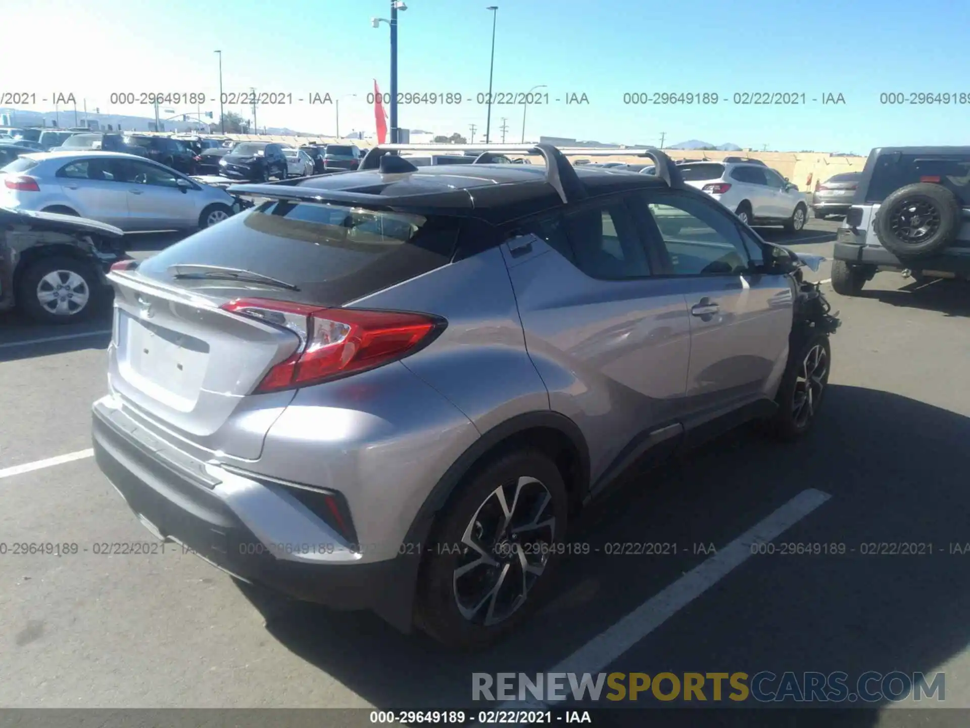 4 Photograph of a damaged car JTNKHMBX1L1085170 TOYOTA C-HR 2020